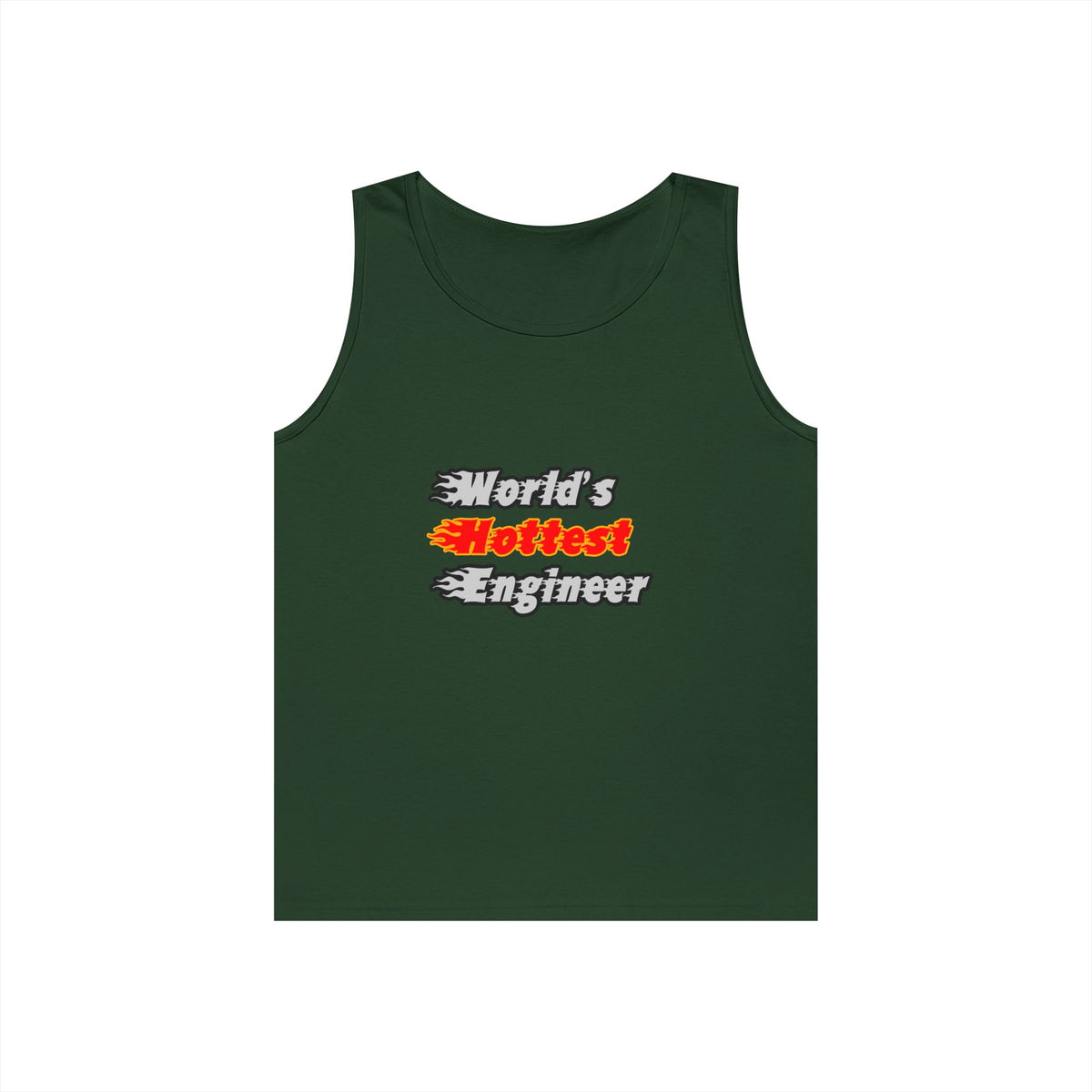World's Hottest Engineer - Unisex Heavy Cotton Tank Top