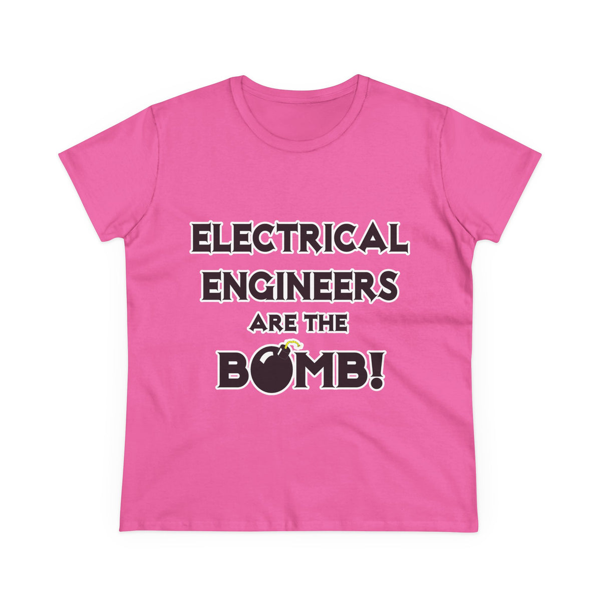 Electrical Engineers Are The Bomb! - Women's Midweight Cotton Tee