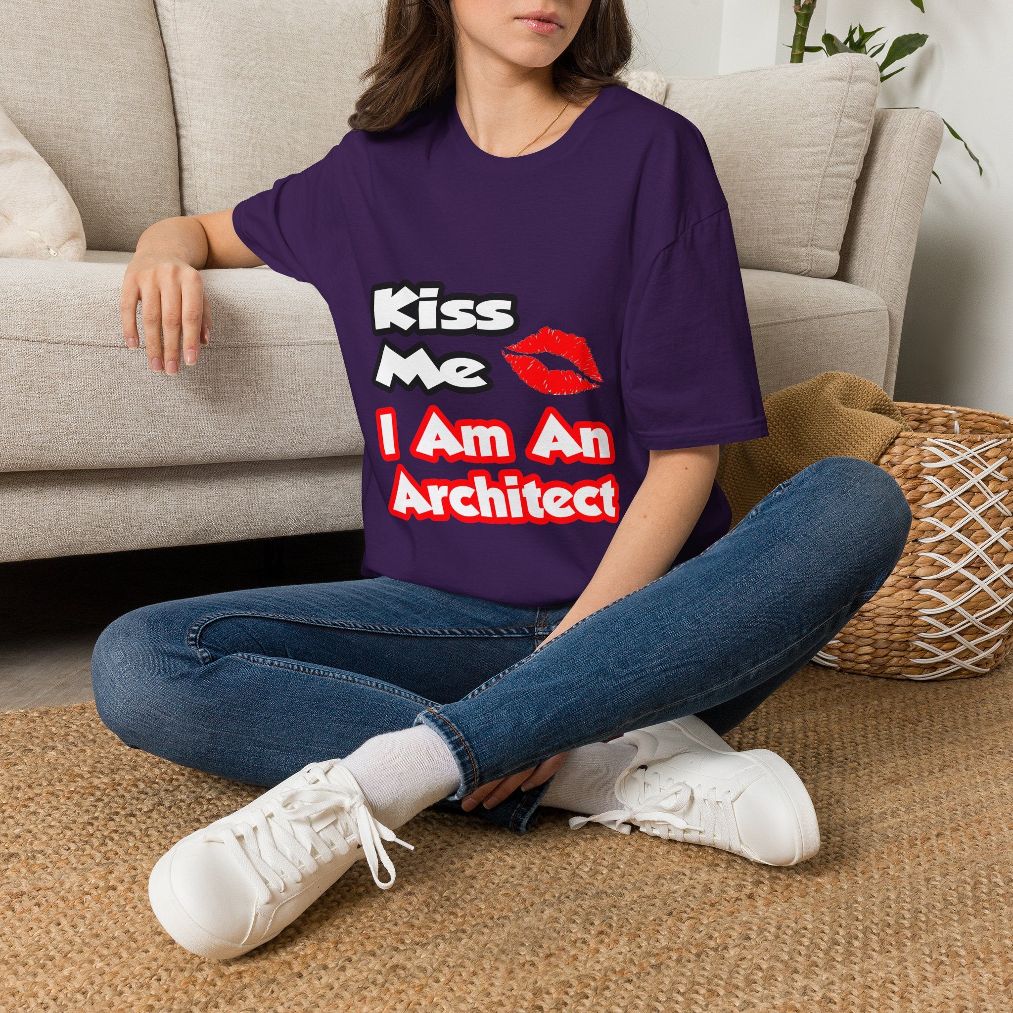 Kiss Me...I Am An Architect - Unisex Softstyle T-Shirt