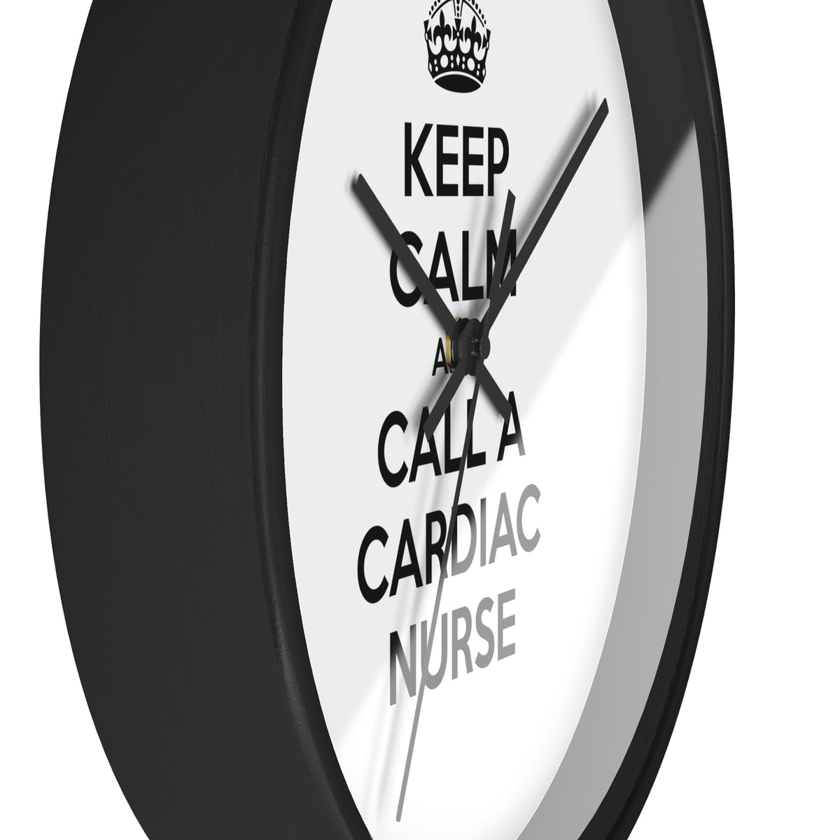 Keep Calm and Call a Cardiac Nurse - Wall Clock