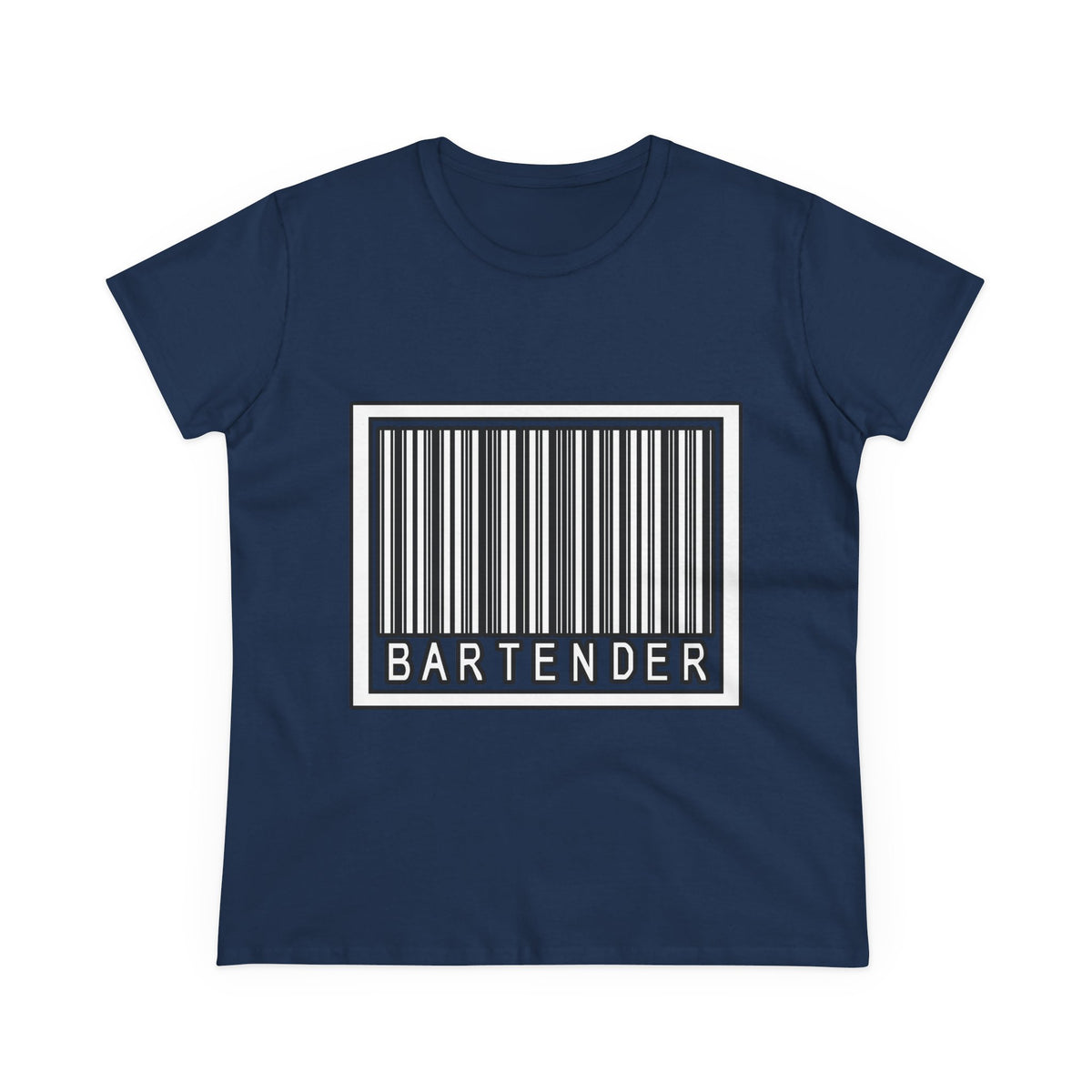 Barcode Bartender - Women's Midweight Cotton Tee