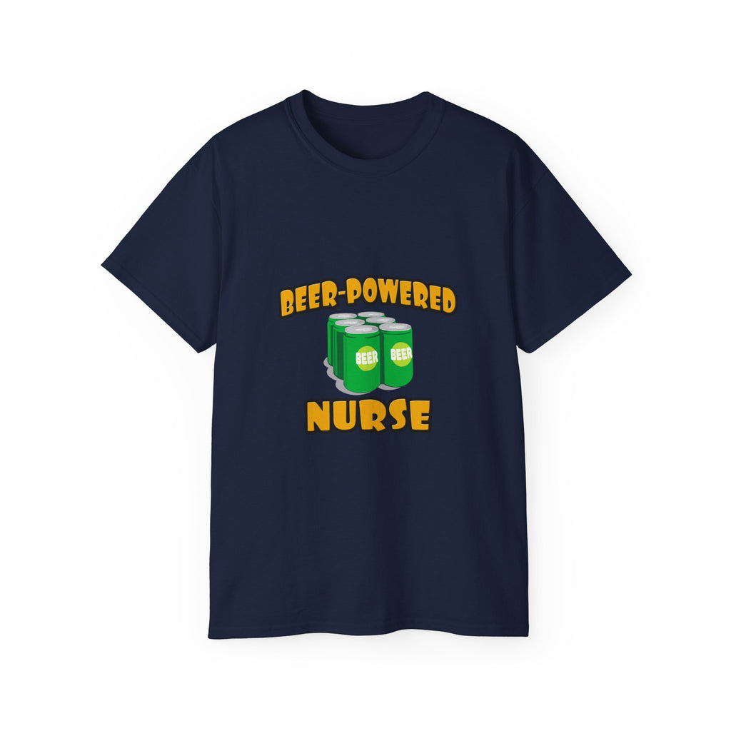 Beer Powered Nurse - Unisex Ultra Cotton Tee