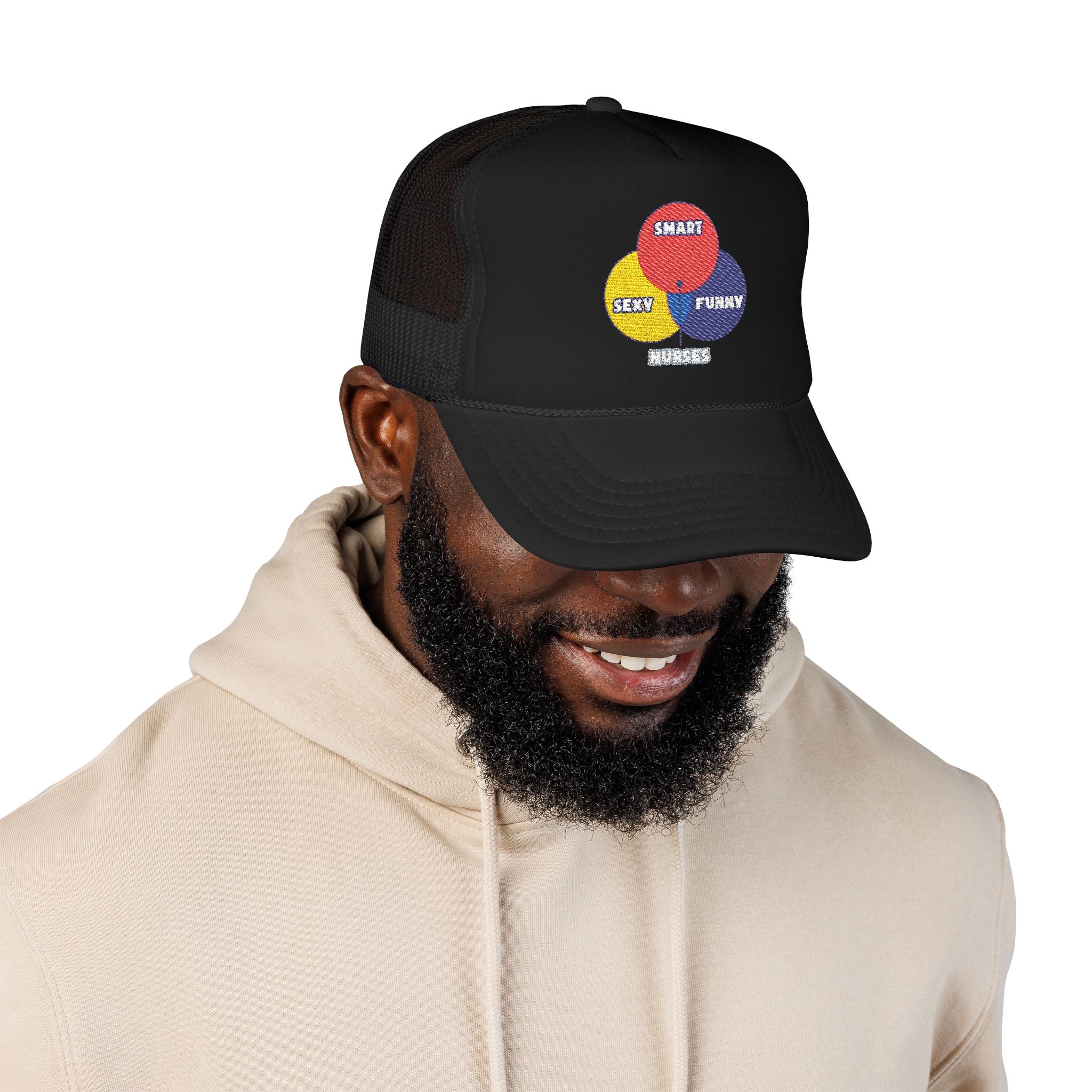 Venn Diagram .. Nurses - Foam Trucker Hat