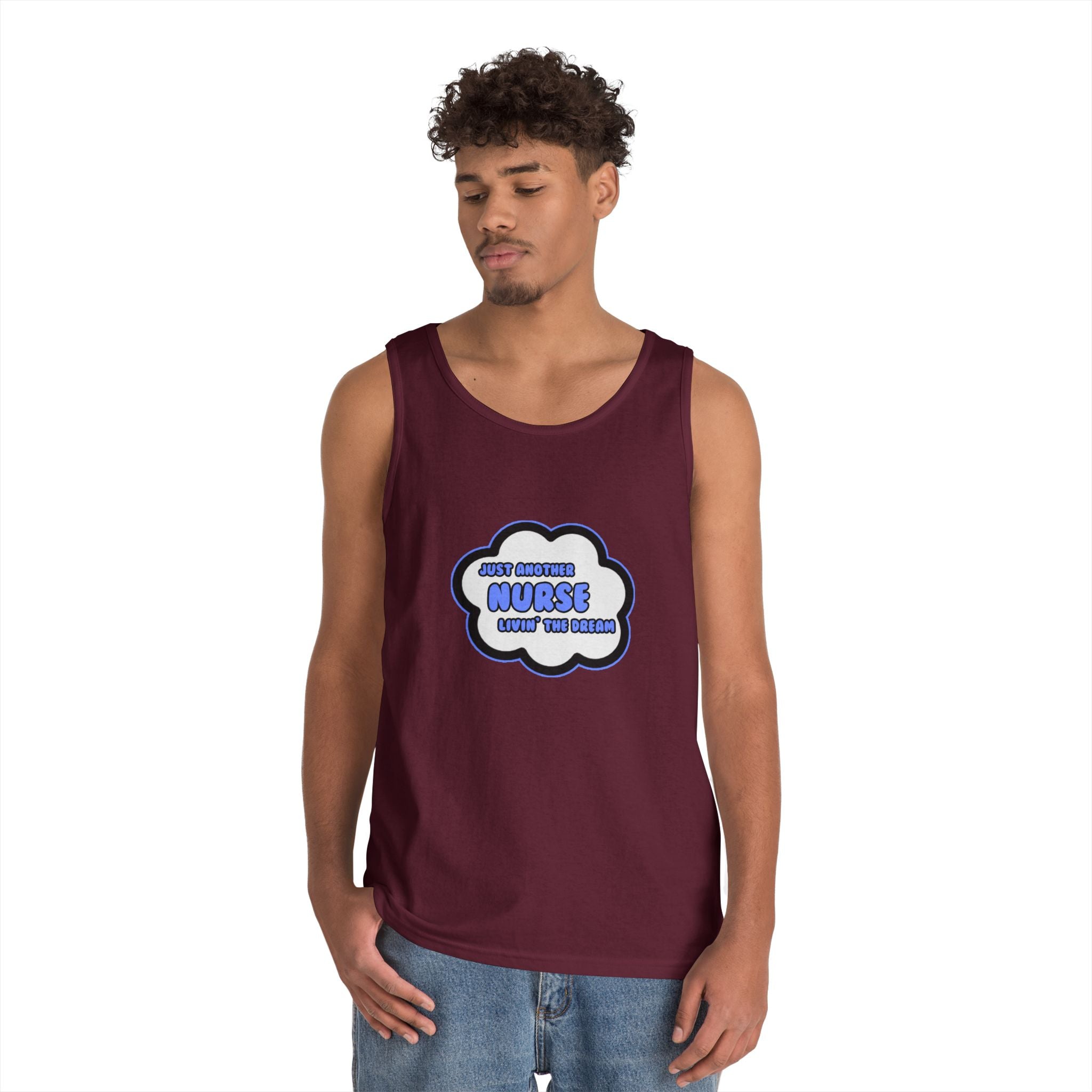Nurse .. Livin' The Dream - Unisex Heavy Cotton Tank Top