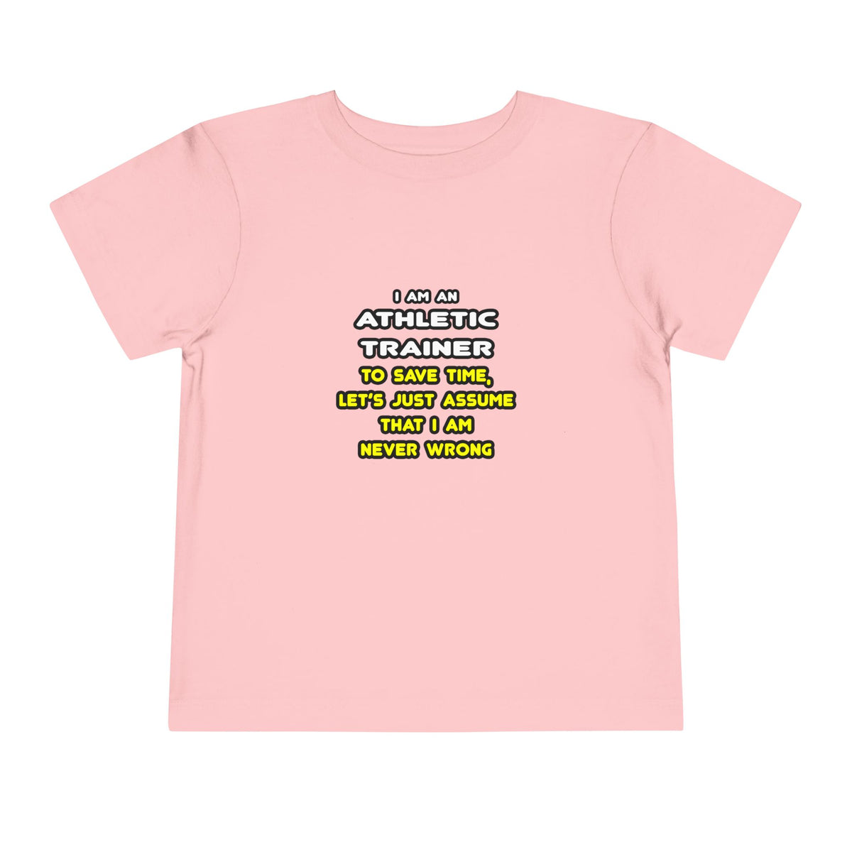 Funny Athletic Trainer T Shirts - Toddler Short Sleeve Tee