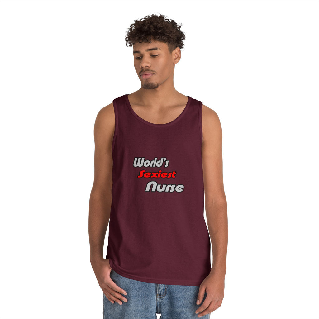 World's Sexiest Nurse - Unisex Heavy Cotton Tank Top