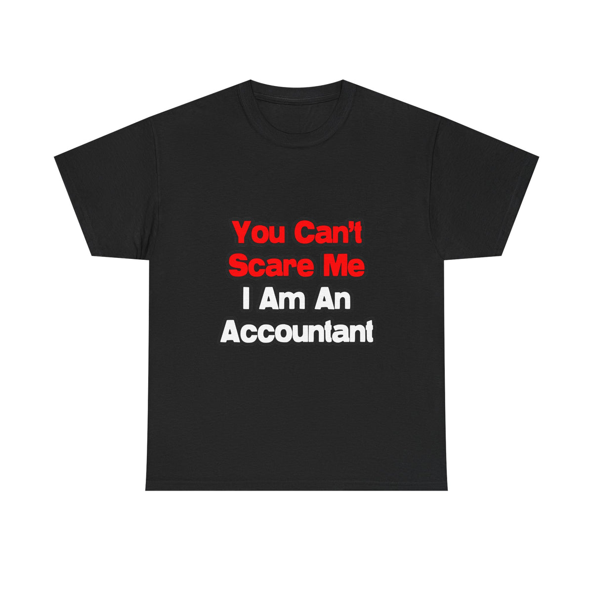 You Can't Scare Me...Accountant - Unisex Heavy Cotton Tee