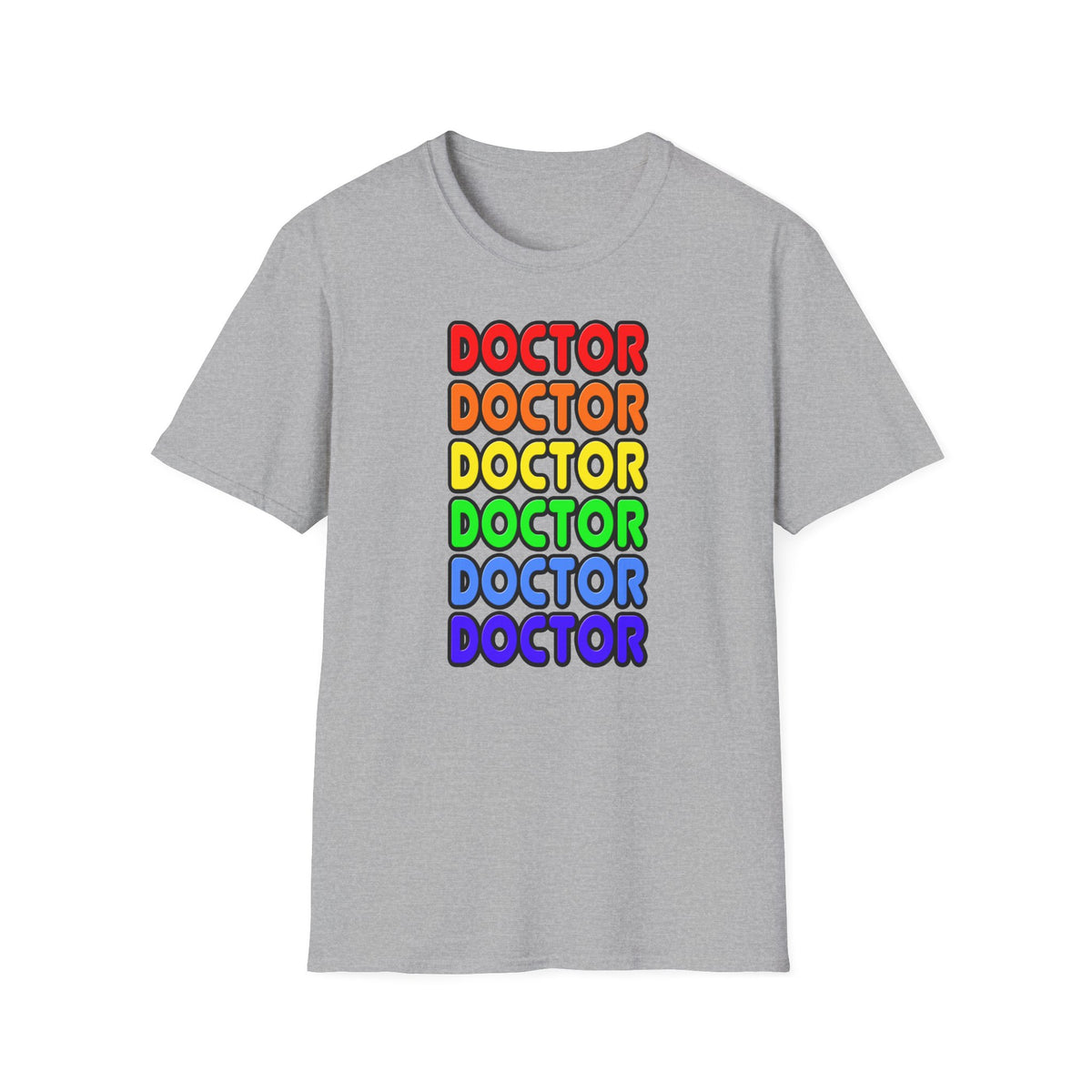 Rainbow Doctor - Unisex Softstyle T-Shirt