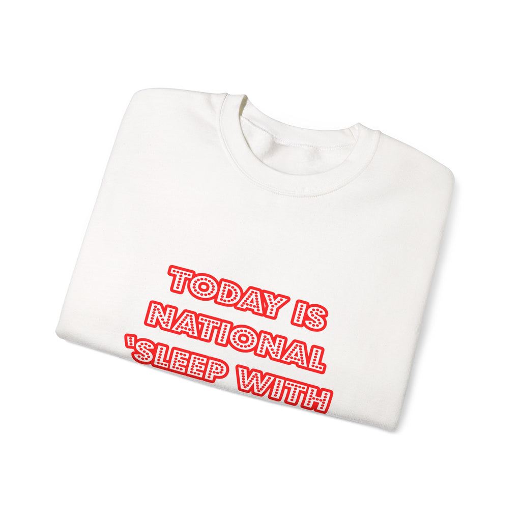 National 'Sleep With a Nurse' Day - Unisex Heavy Blend™ Crewneck Sweatshirt