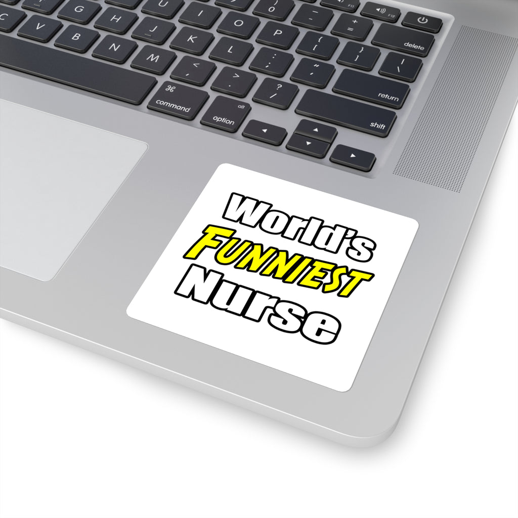 World's Funniest Nurse - Square Stickers