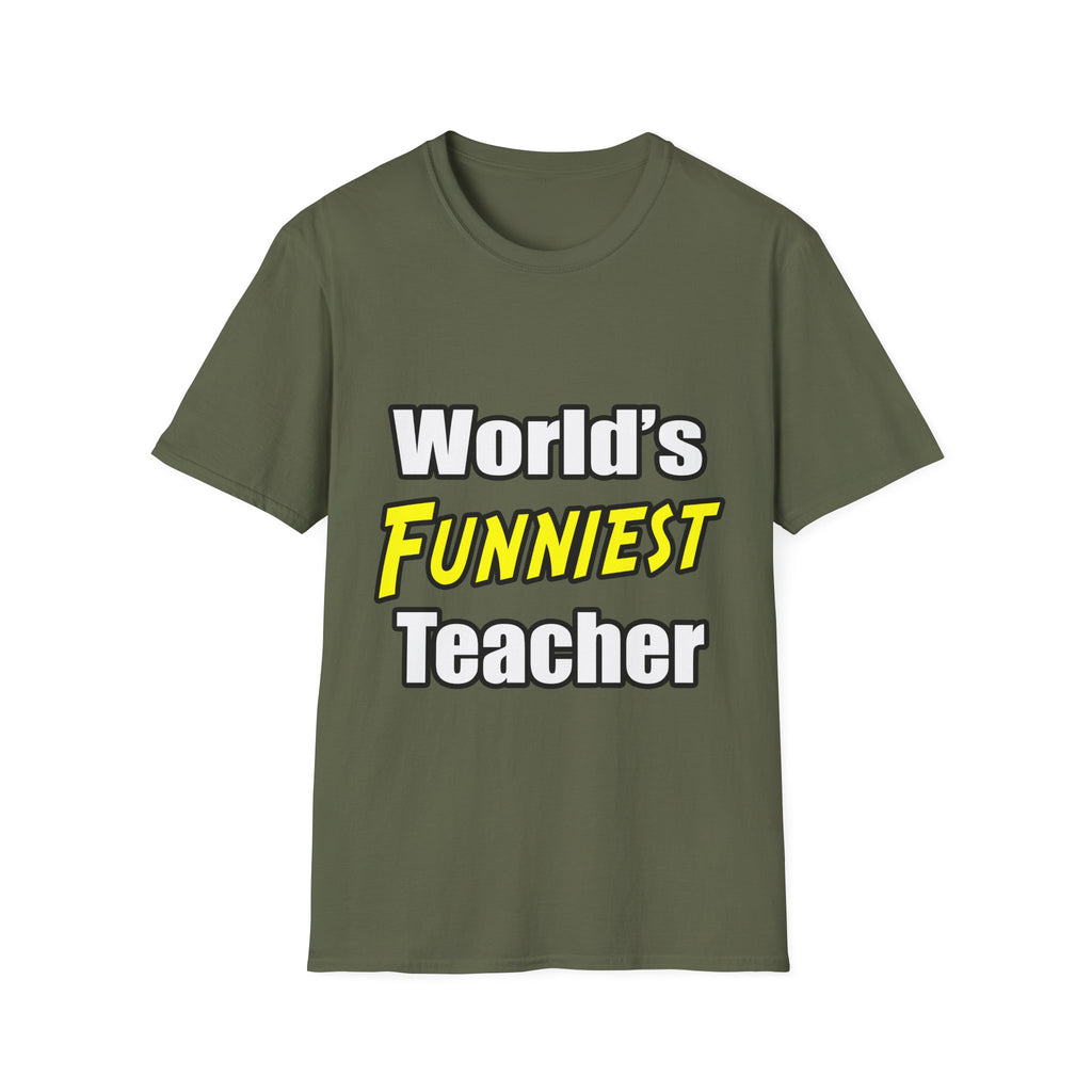 World's Funniest Teacher - Unisex Softstyle T-Shirt