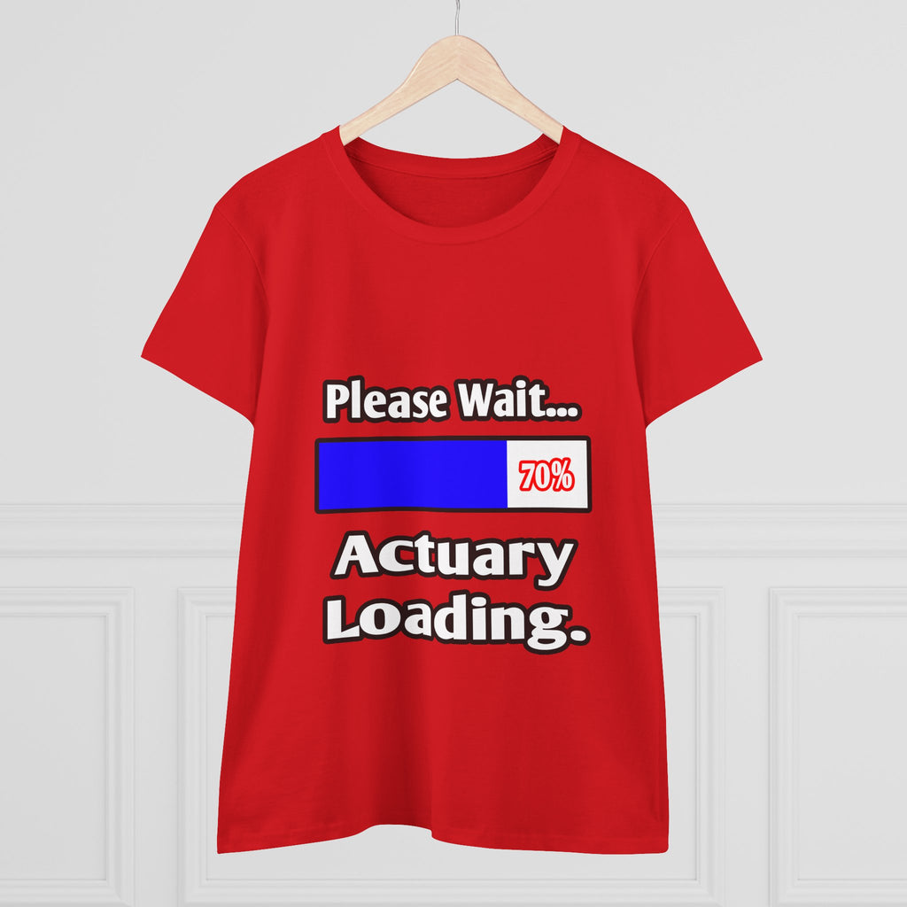 Please Wait...Actuary Loading - Women's Midweight Cotton Tee