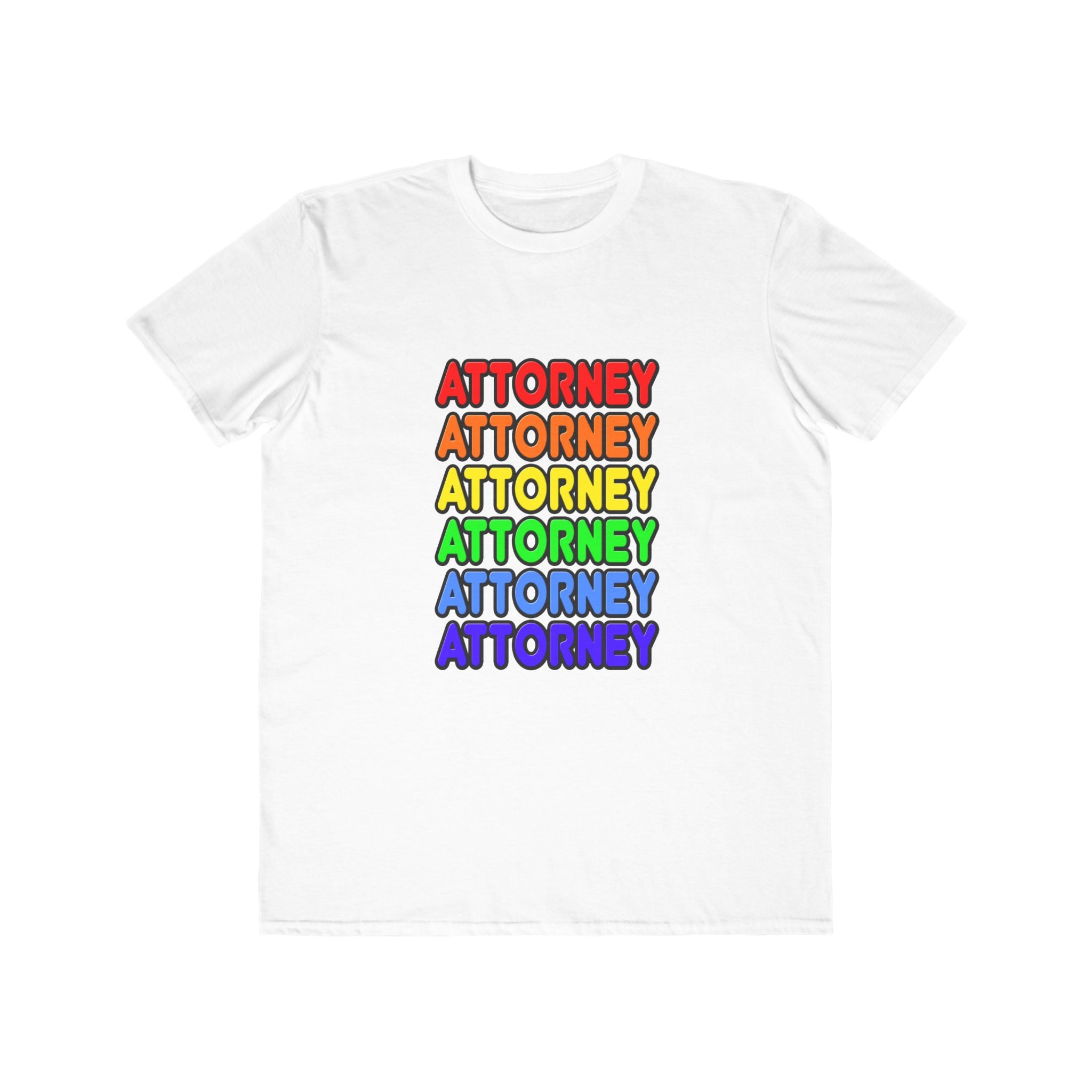 Rainbow Attorney - Men's Lightweight Fashion Tee