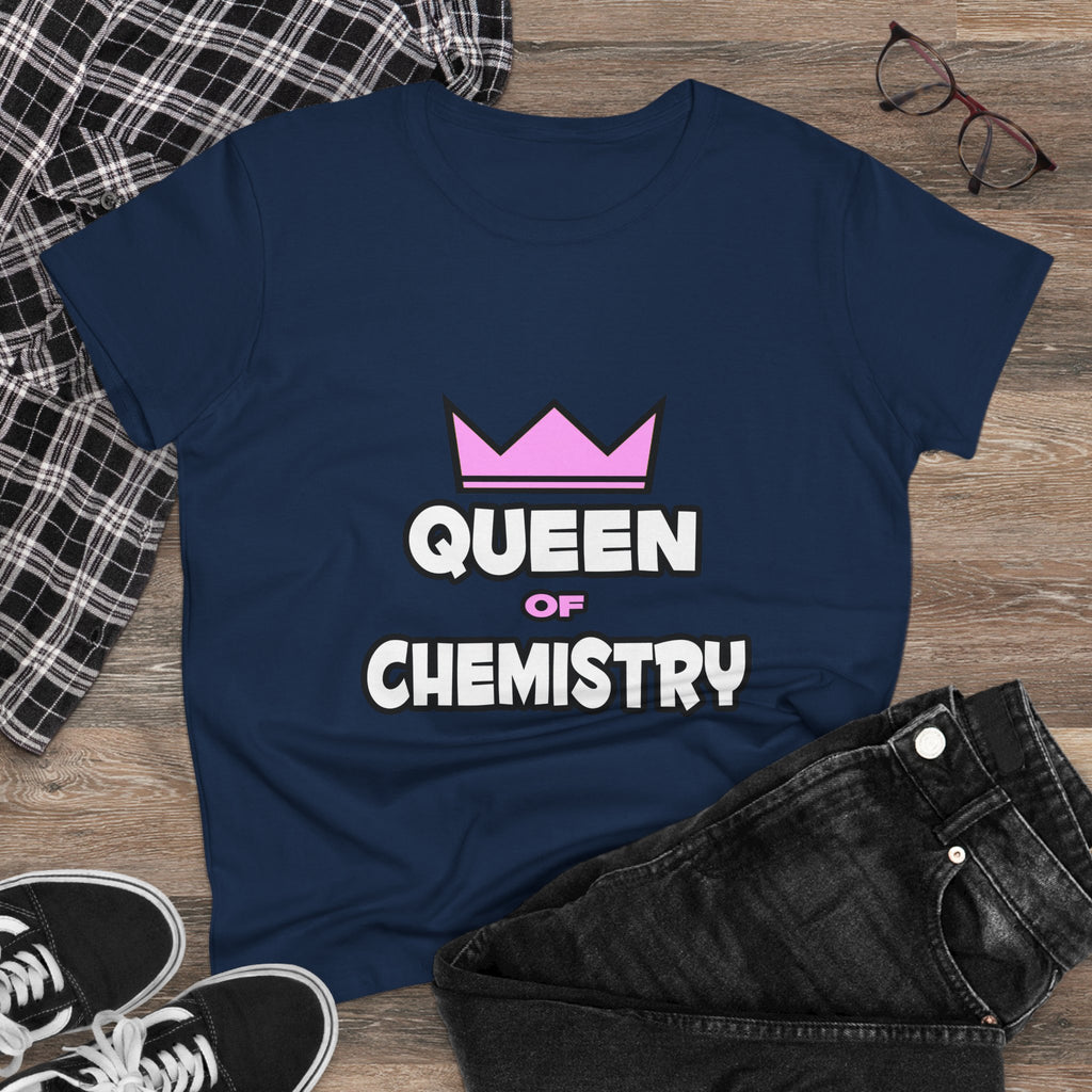 Queen of Chemistry - Women's Midweight Cotton Tee