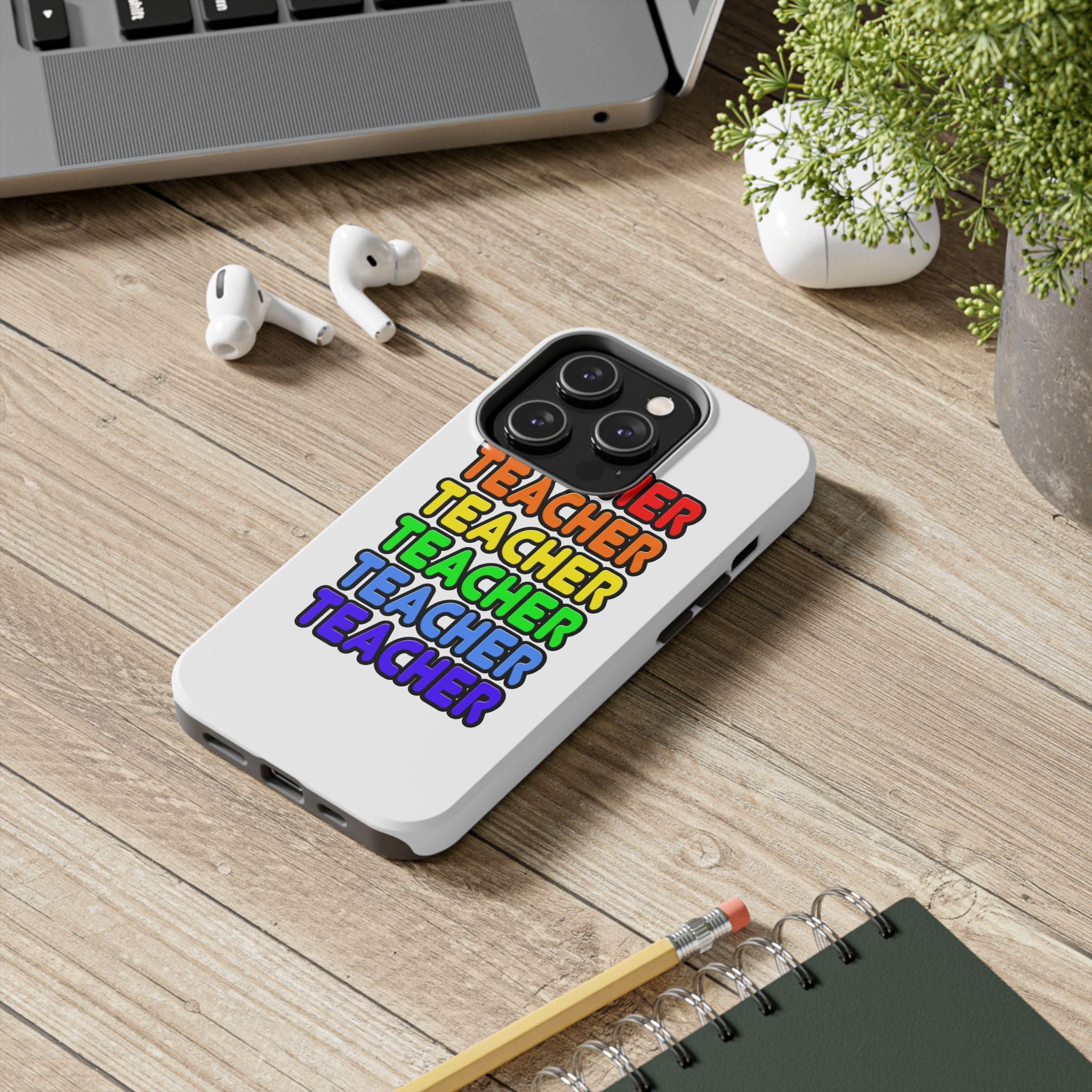 Rainbow Teacher - Tough Phone Cases