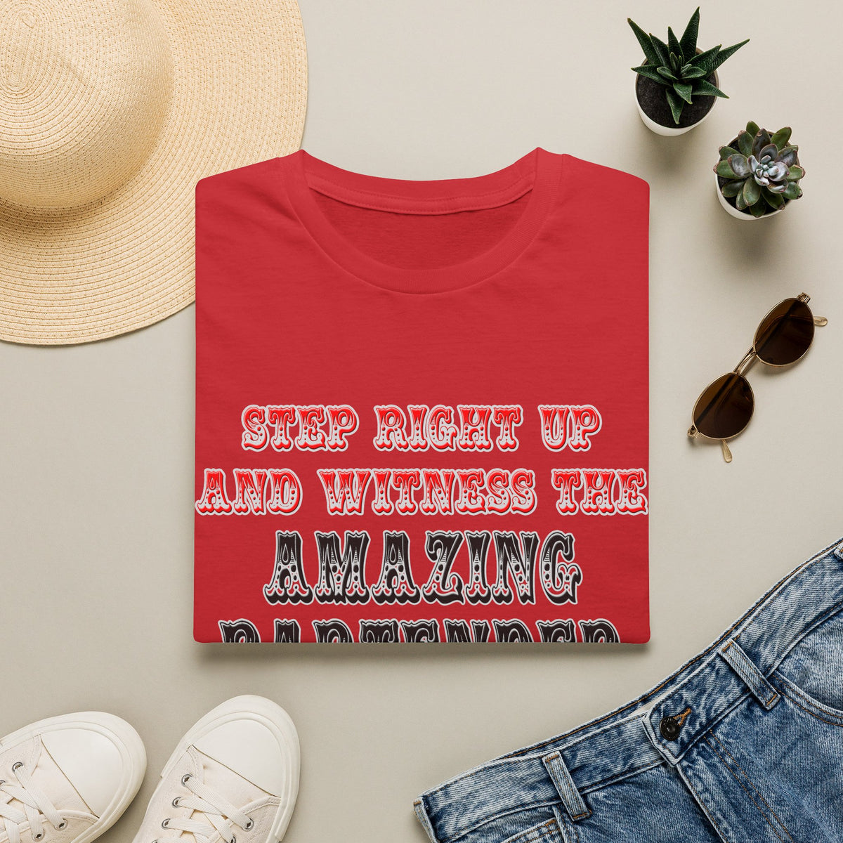 Witness The Amazing Bartender In Action - Unisex Softstyle T-Shirt