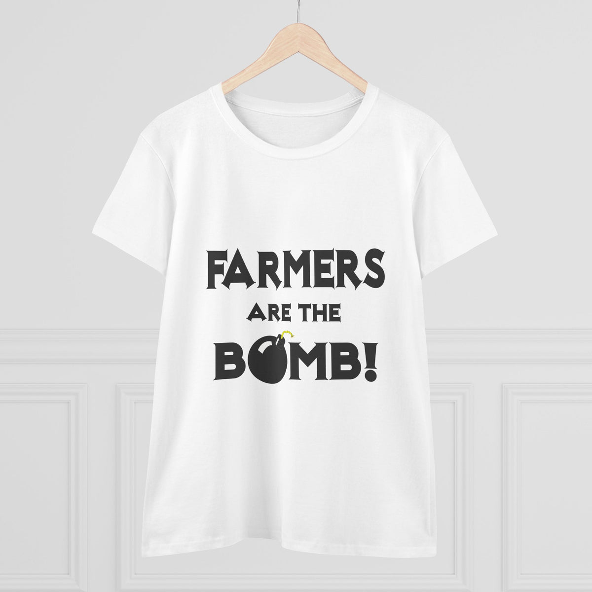 Farmers Are The Bomb! - Women's Midweight Cotton Tee