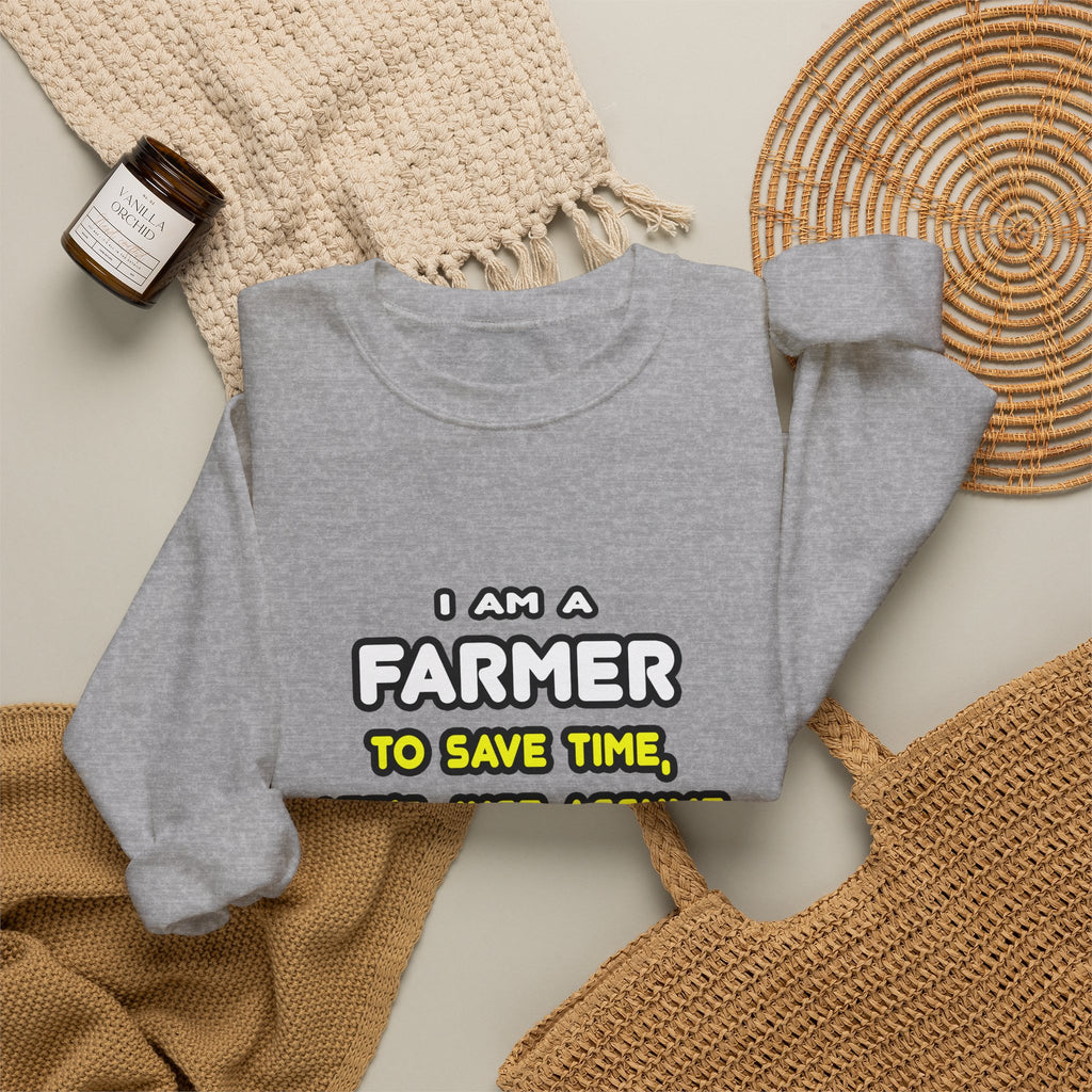 Funny Farmer T Shirts and Gifts - Unisex Heavy Blend™ Crewneck Sweatshirt