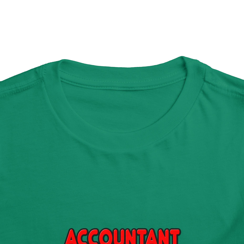 Rainbow Accountant - Toddler Short Sleeve Tee