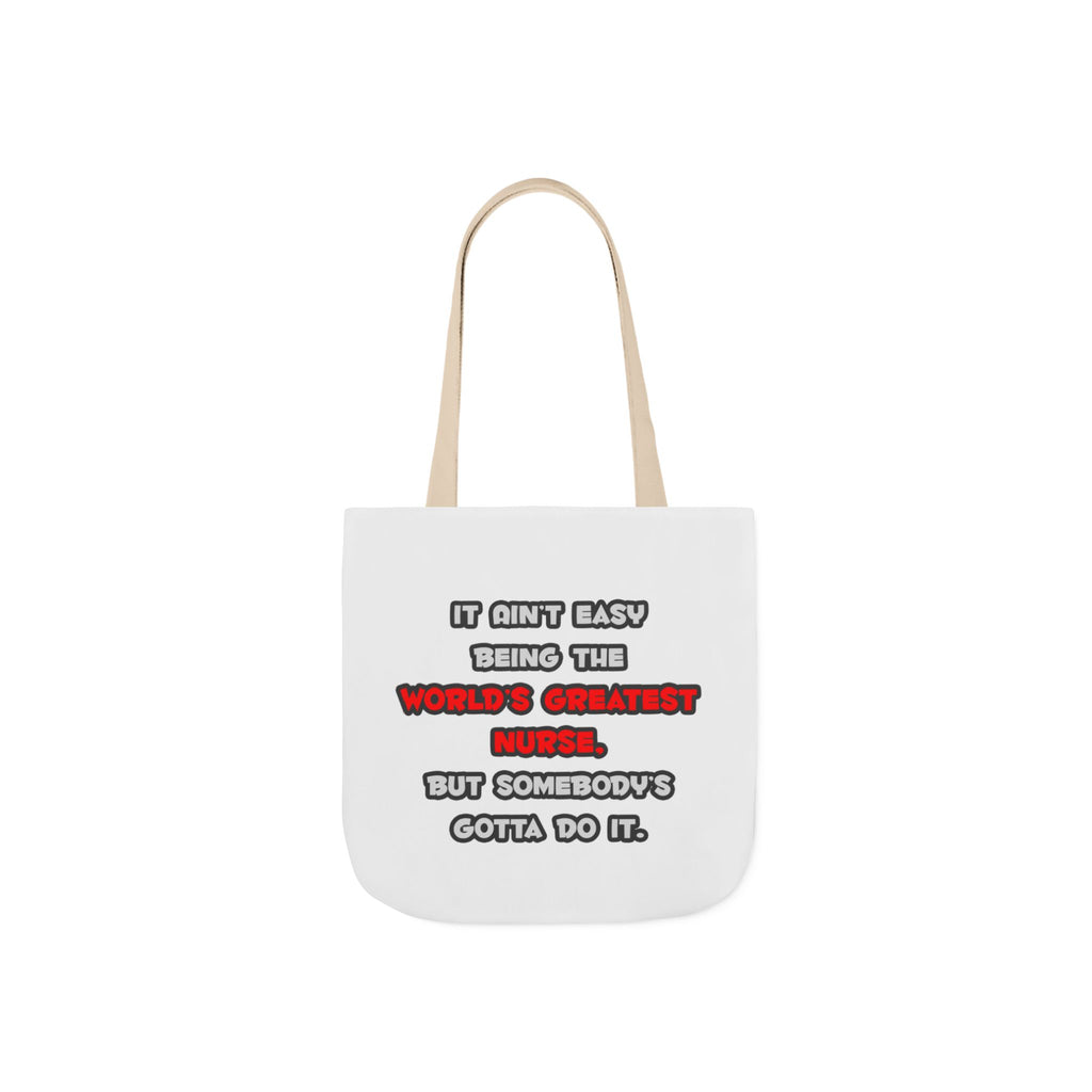 World's Greatest Nurse Joke - Canvas Tote Bag, 5-Color Straps