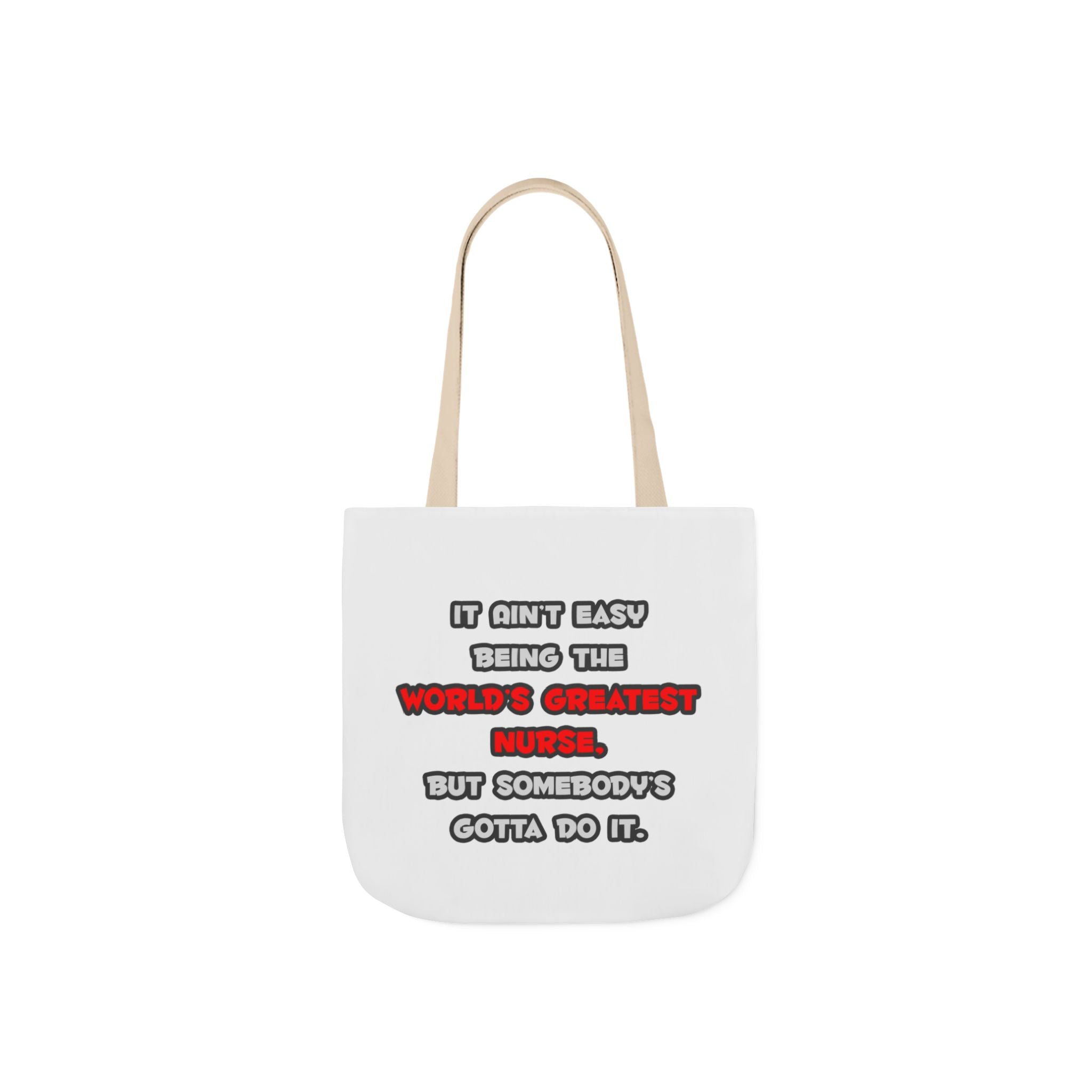 World's Greatest Nurse Joke - Canvas Tote Bag, 5-Color Straps