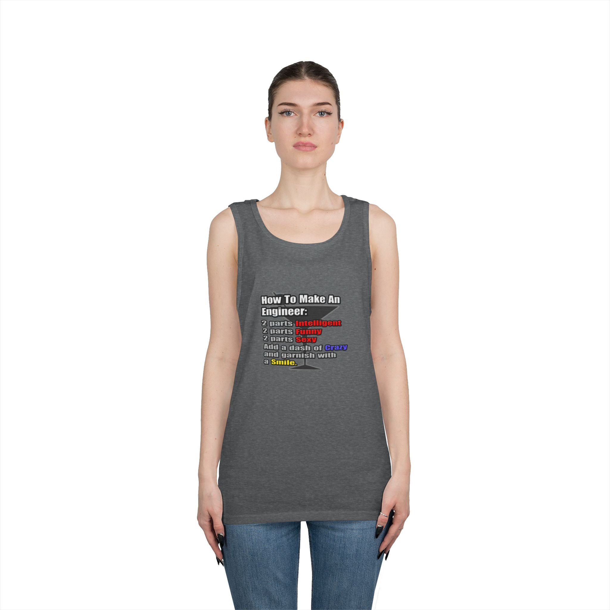 How To Make an Engineer - Unisex Heavy Cotton Tank Top