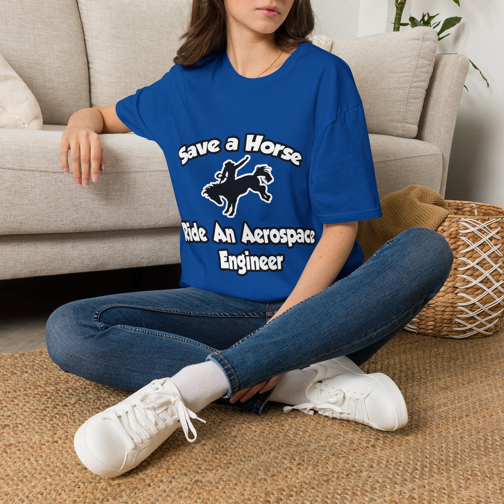 Save a Horse, Ride an Aerospace Engineer - Unisex Softstyle T-Shirt