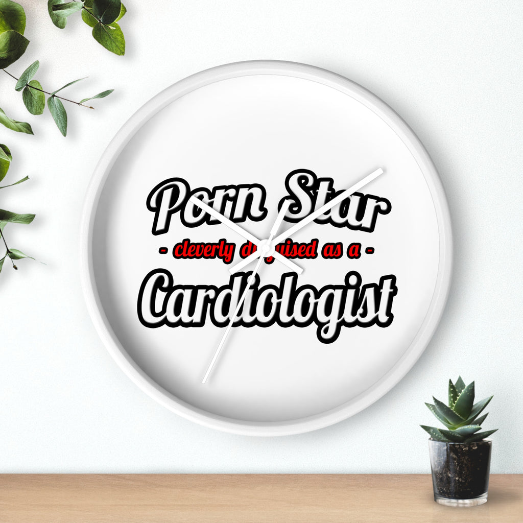 Porn Star...Cardiologist (2) - Wall Clock