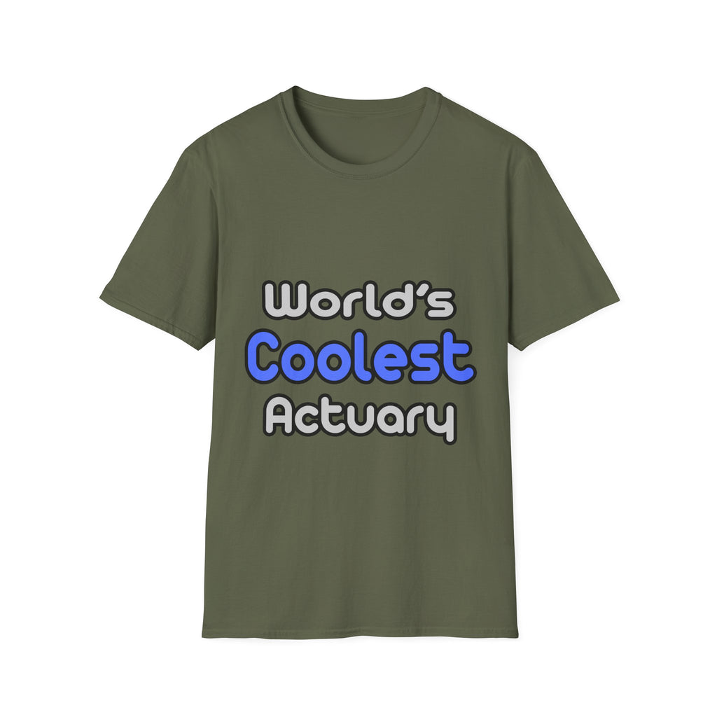 World's Coolest Actuary - Unisex Softstyle T-Shirt