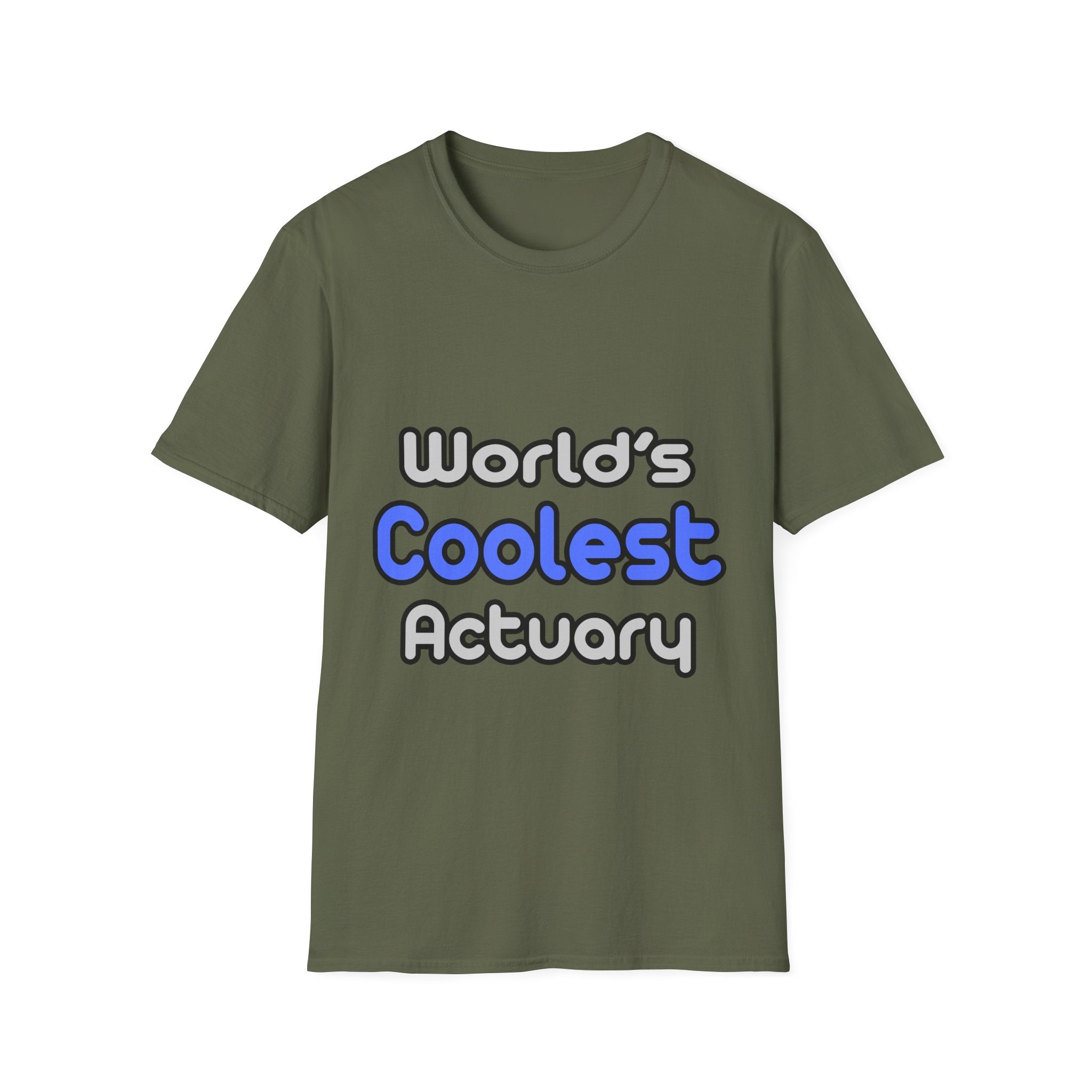 World's Coolest Actuary - Unisex Softstyle T-Shirt