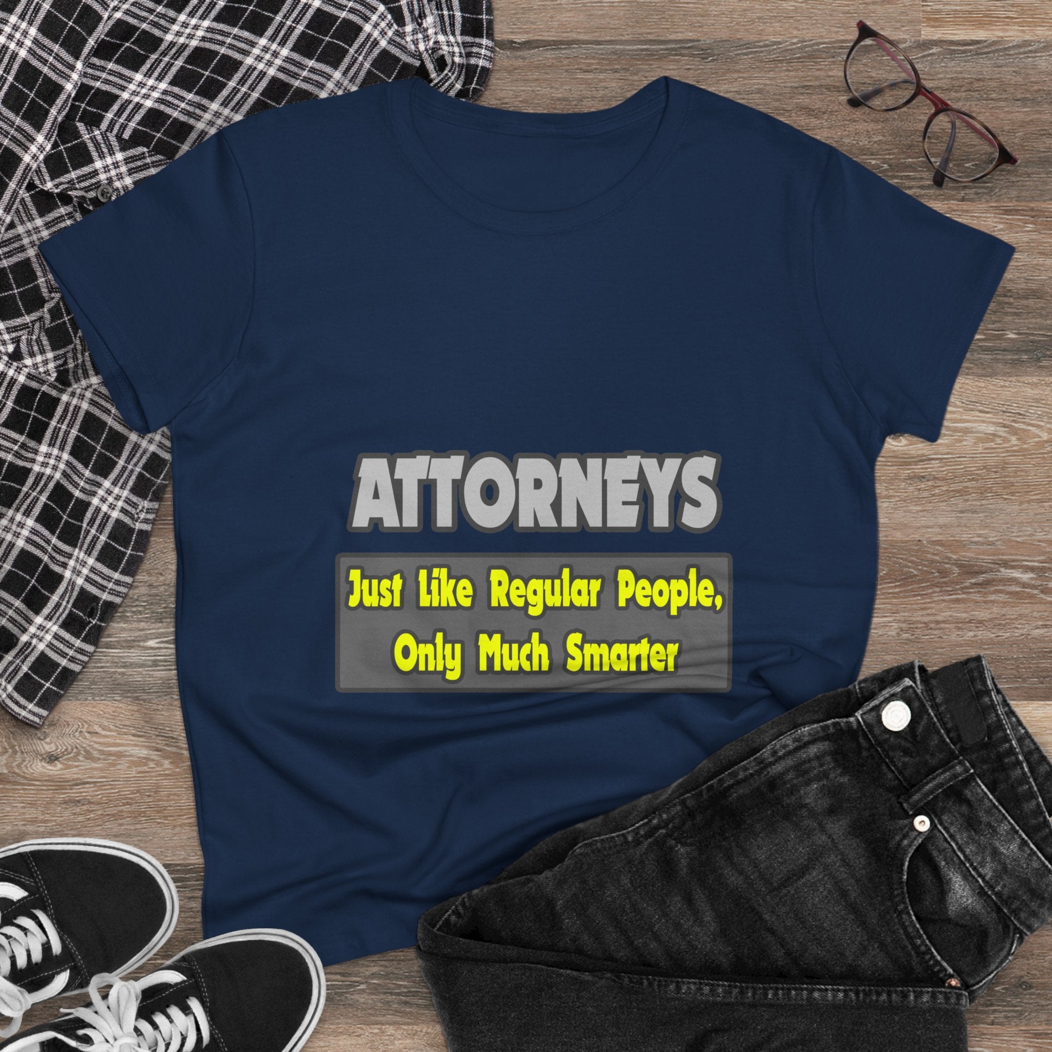 Attorneys...Smarter - Women's Midweight Cotton Tee