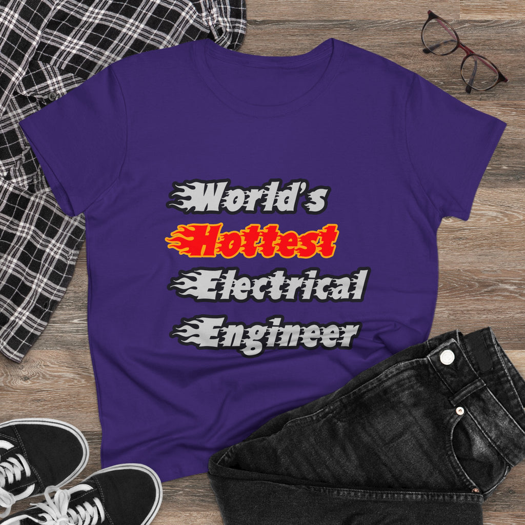 World's Hottest Electrical Engineer - Women's Midweight Cotton Tee