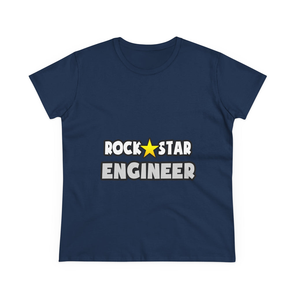 Rock Star Engineer (2) - Women's Midweight Cotton Tee