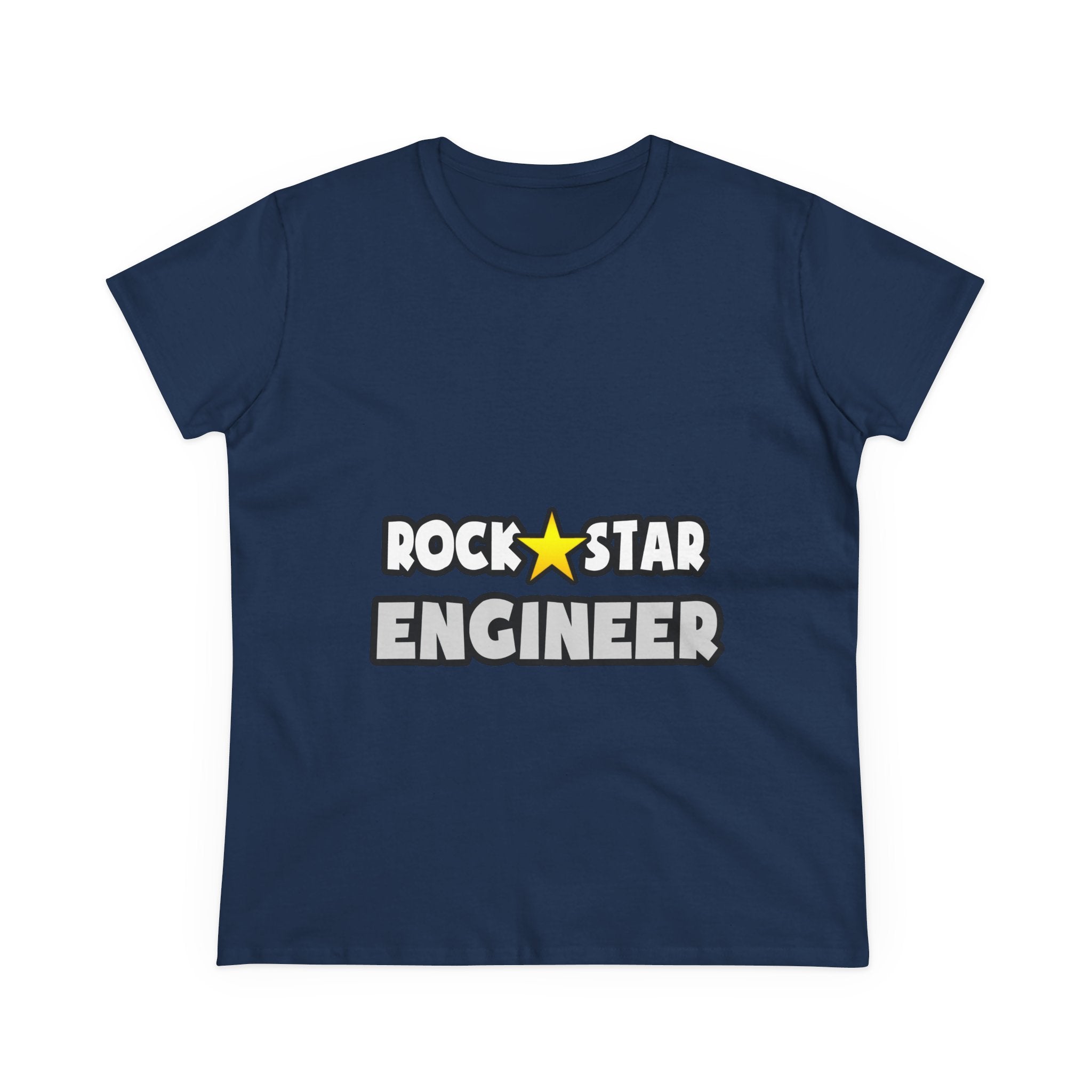 Rock Star Engineer (2) - Women's Midweight Cotton Tee