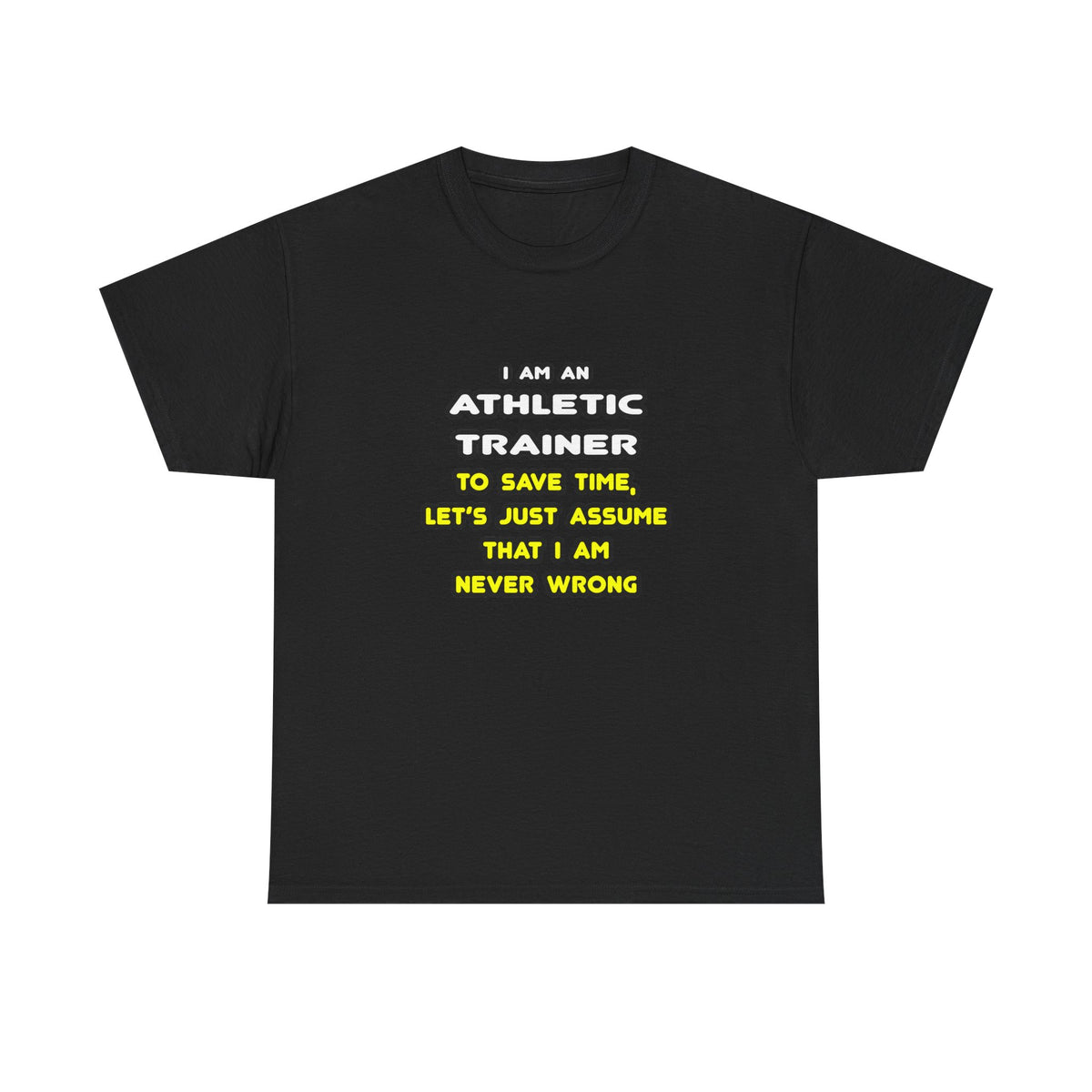 Funny Athletic Trainer T Shirts - Unisex Heavy Cotton Tee