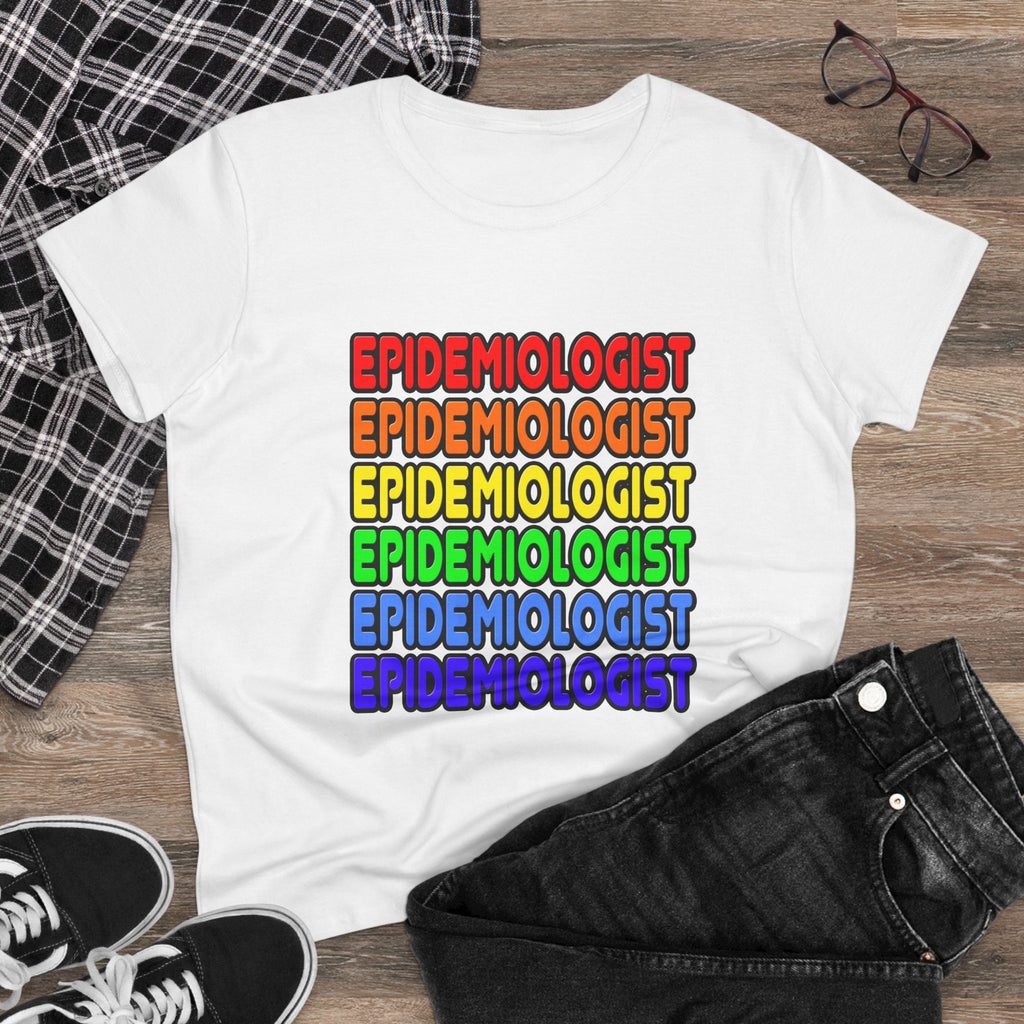Rainbow Epidemiologist - Women's Midweight Cotton Tee