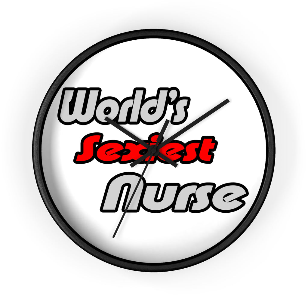 World's Sexiest Nurse - Wall Clock