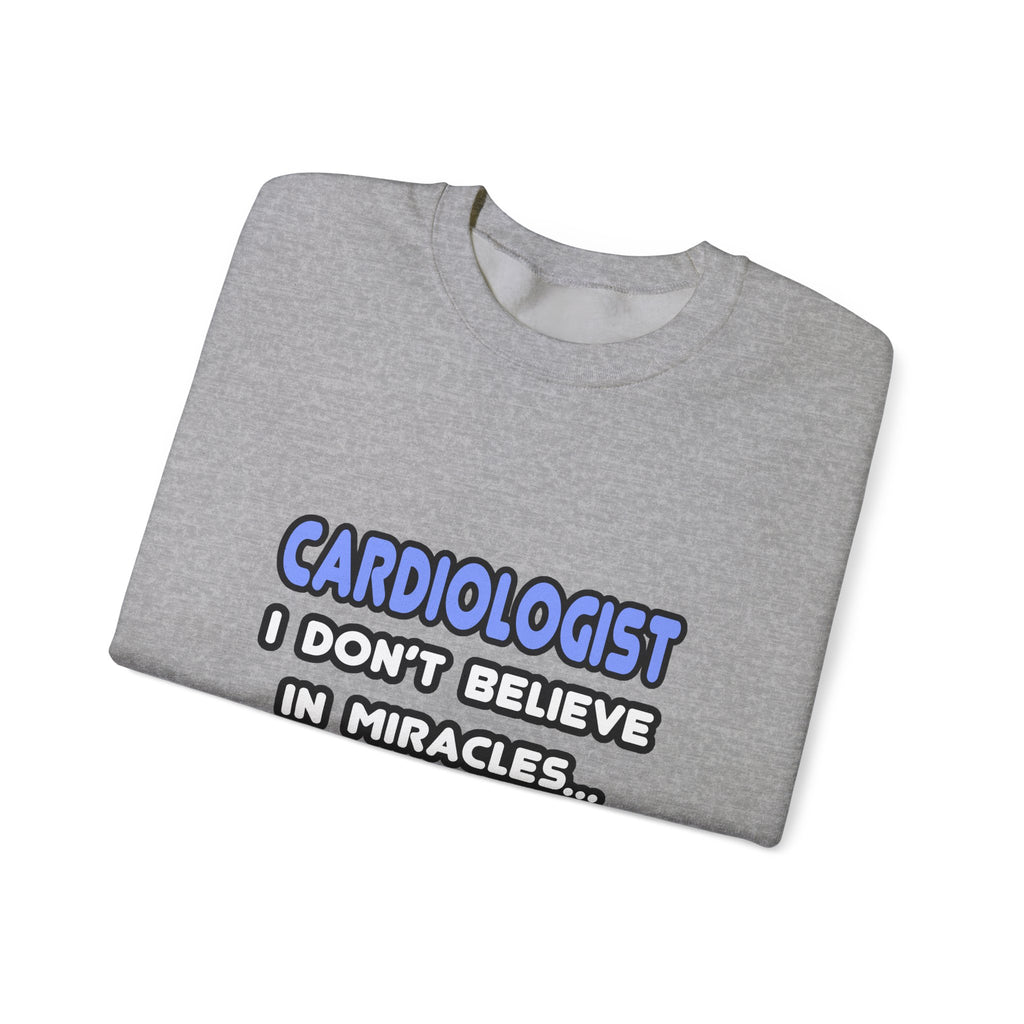 Miracles and Cardiologists - Unisex Heavy Blend™ Crewneck Sweatshirt
