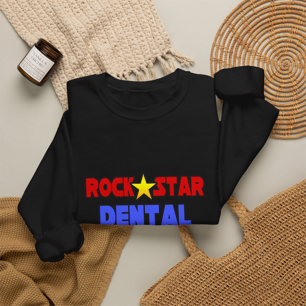 Rock Star Dental Hygienist - Unisex Heavy Blend™ Crewneck Sweatshirt