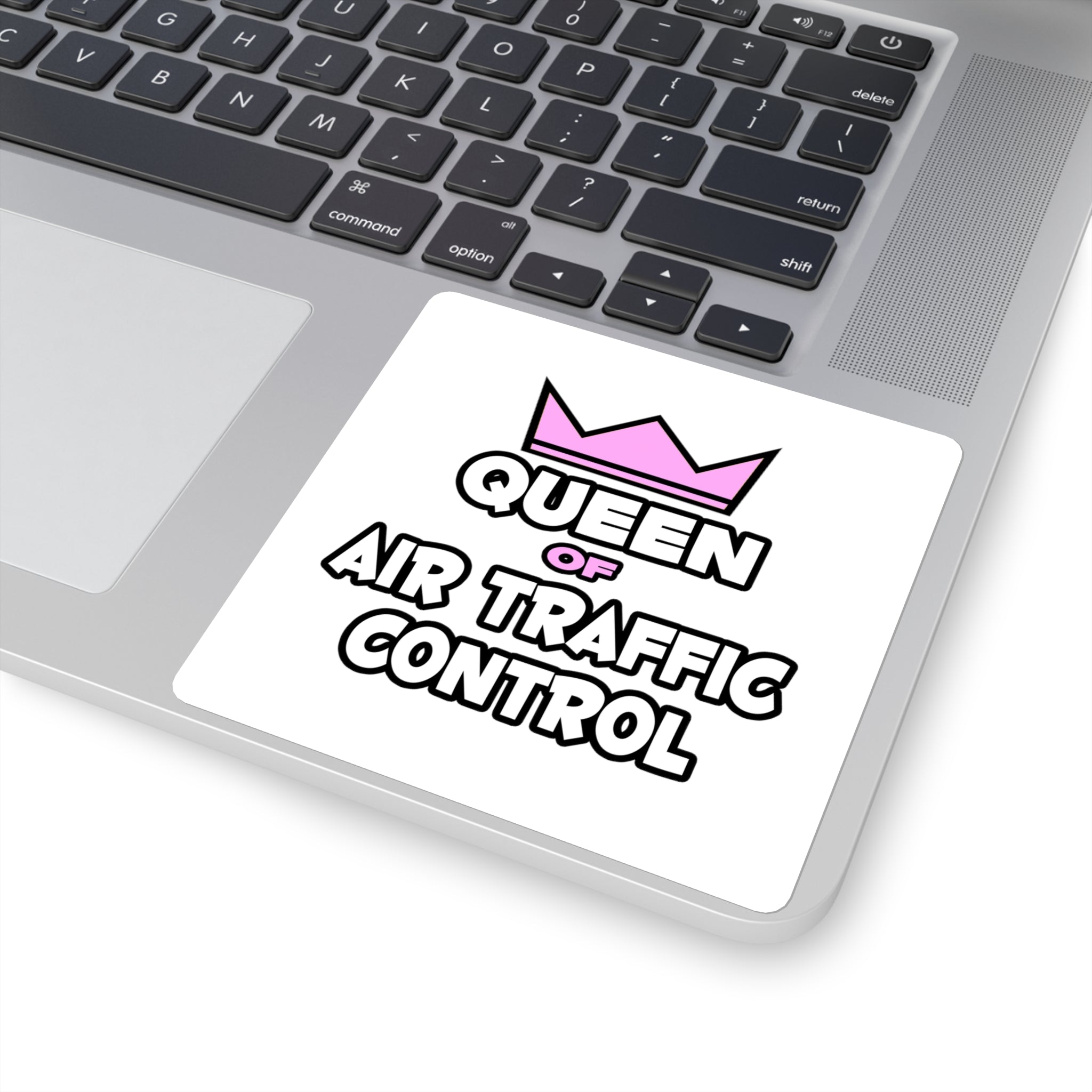 Queen of Air Traffic Control - Square Stickers