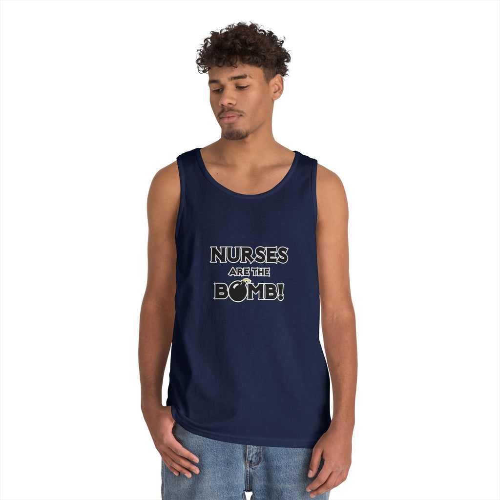 Nurses Are The Bomb! (2) - Unisex Heavy Cotton Tank Top