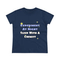 Experiment At Night...Sleep With a Chemist - Women's Midweight Cotton Tee
