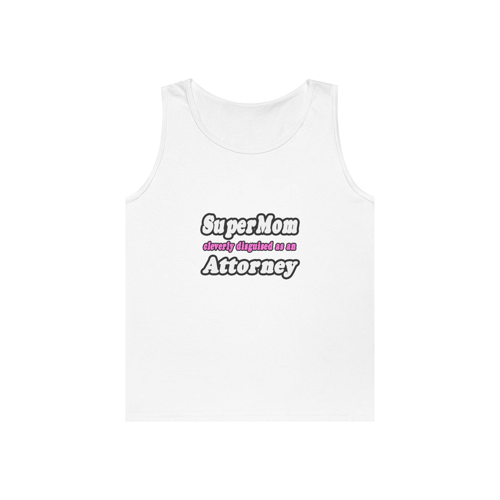 SuperMom Attorney - Unisex Heavy Cotton Tank Top