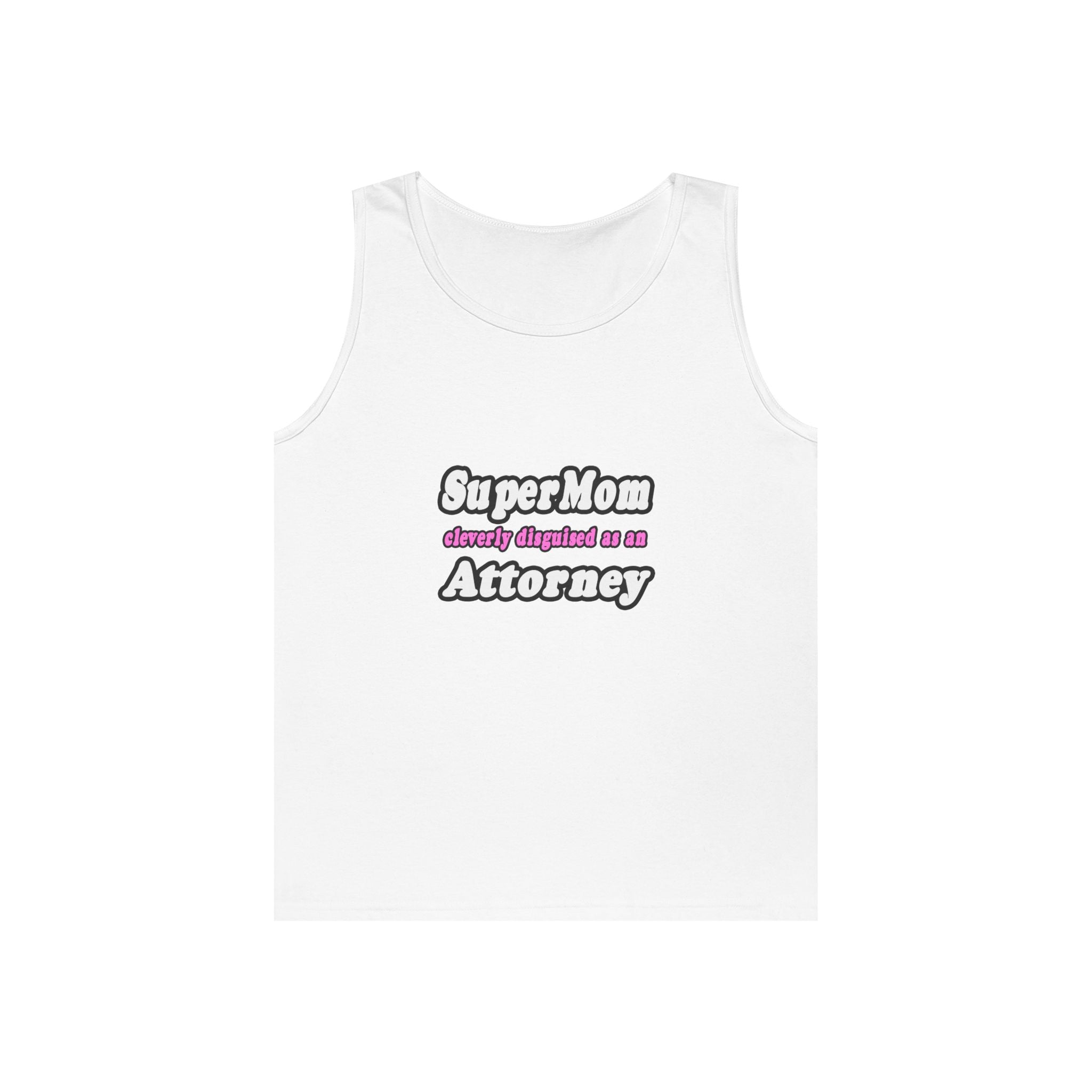 SuperMom Attorney - Unisex Heavy Cotton Tank Top
