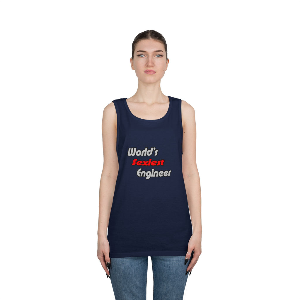 World's Sexiest Engineer - Unisex Heavy Cotton Tank Top
