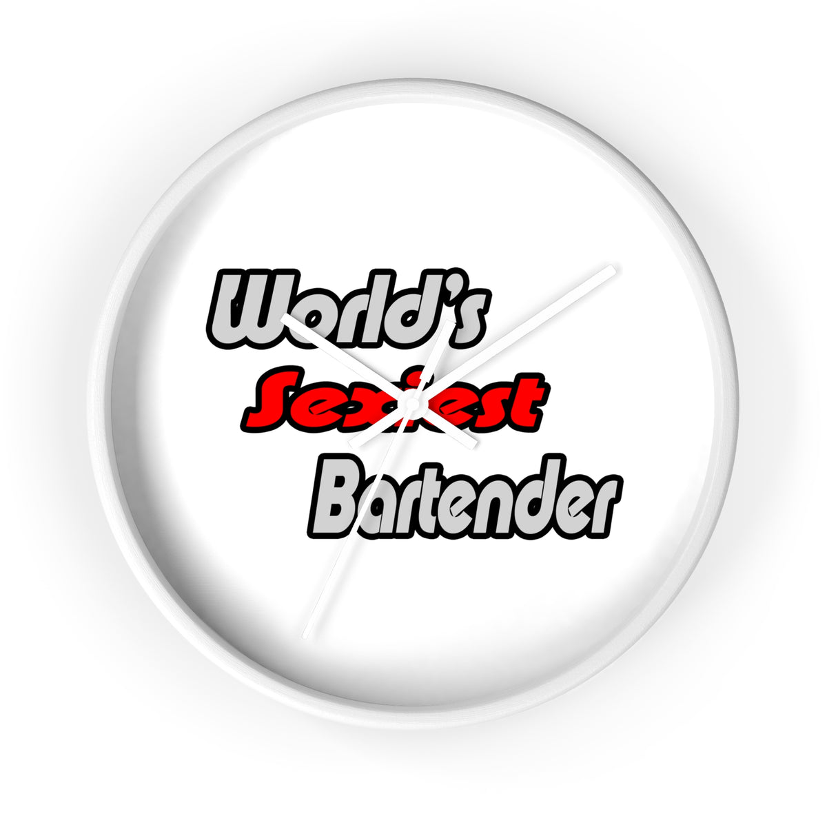 World's Sexiest Bartender - Wall Clock