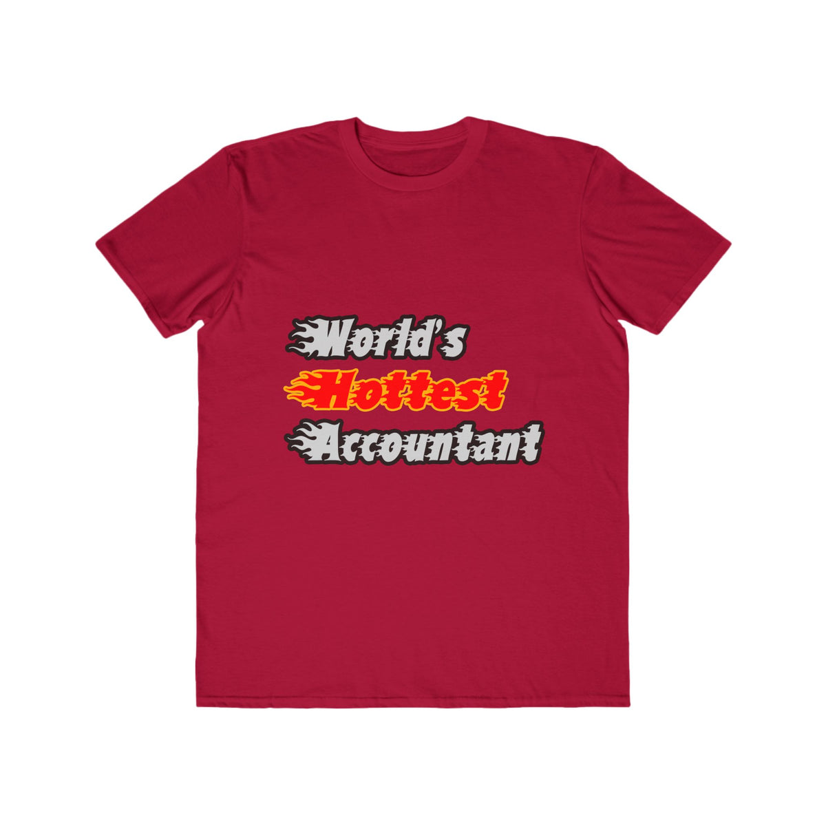 World's Hottest Accountant - Men's Lightweight Fashion Tee