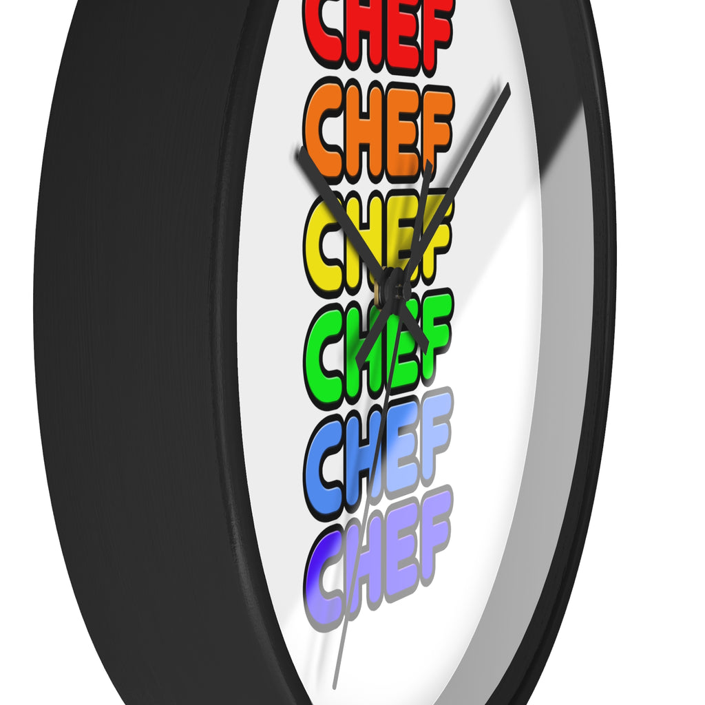 Rainbow Chef - Wall Clock