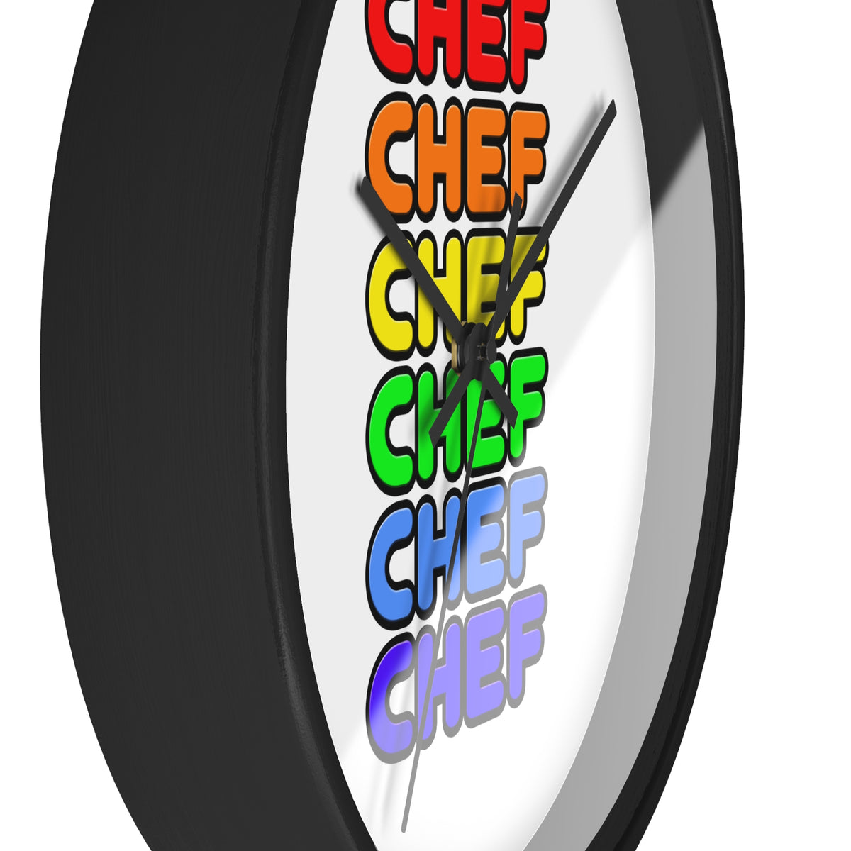 Rainbow Chef - Wall Clock
