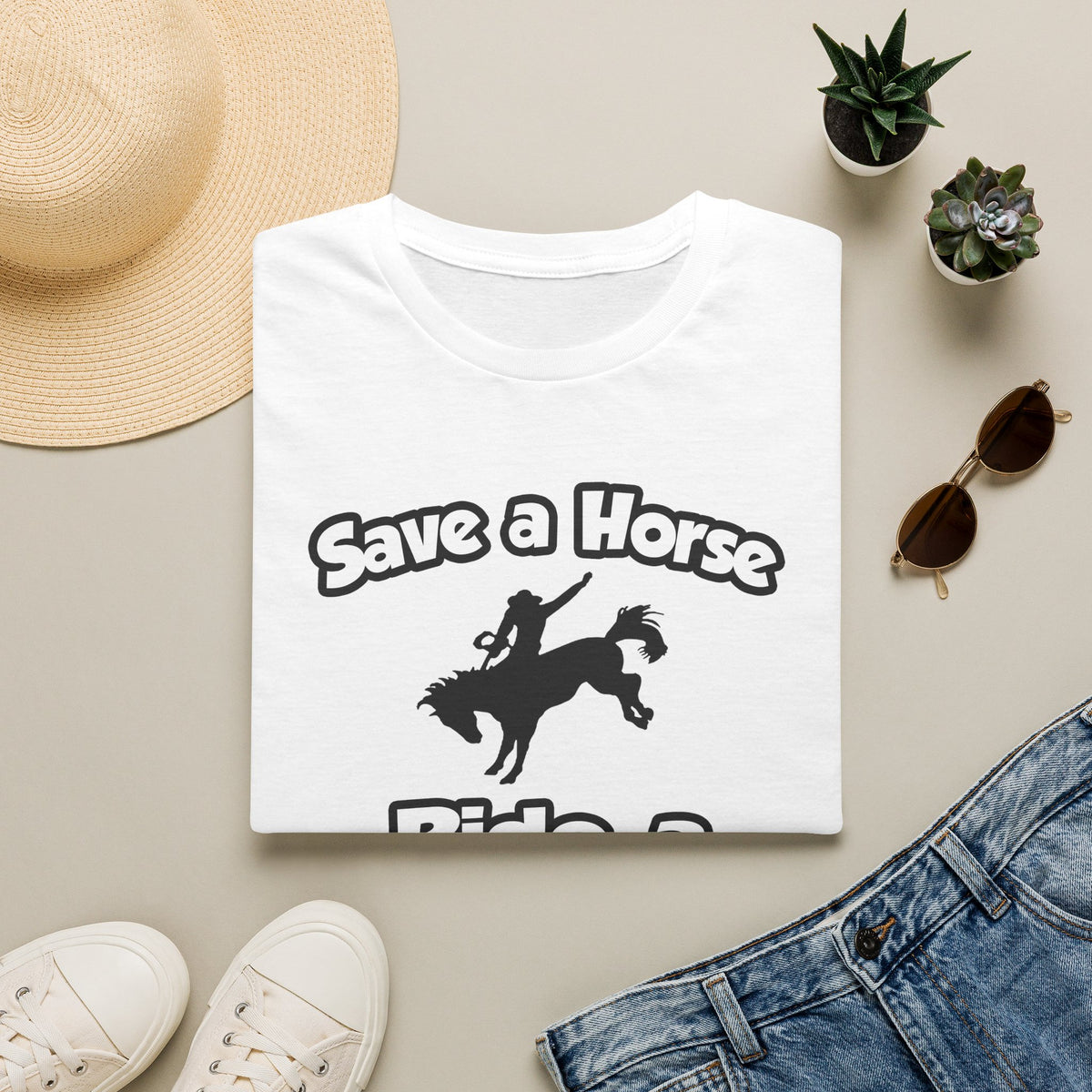 Save a Horse .. Ride a Nurse - Unisex Softstyle T-Shirt